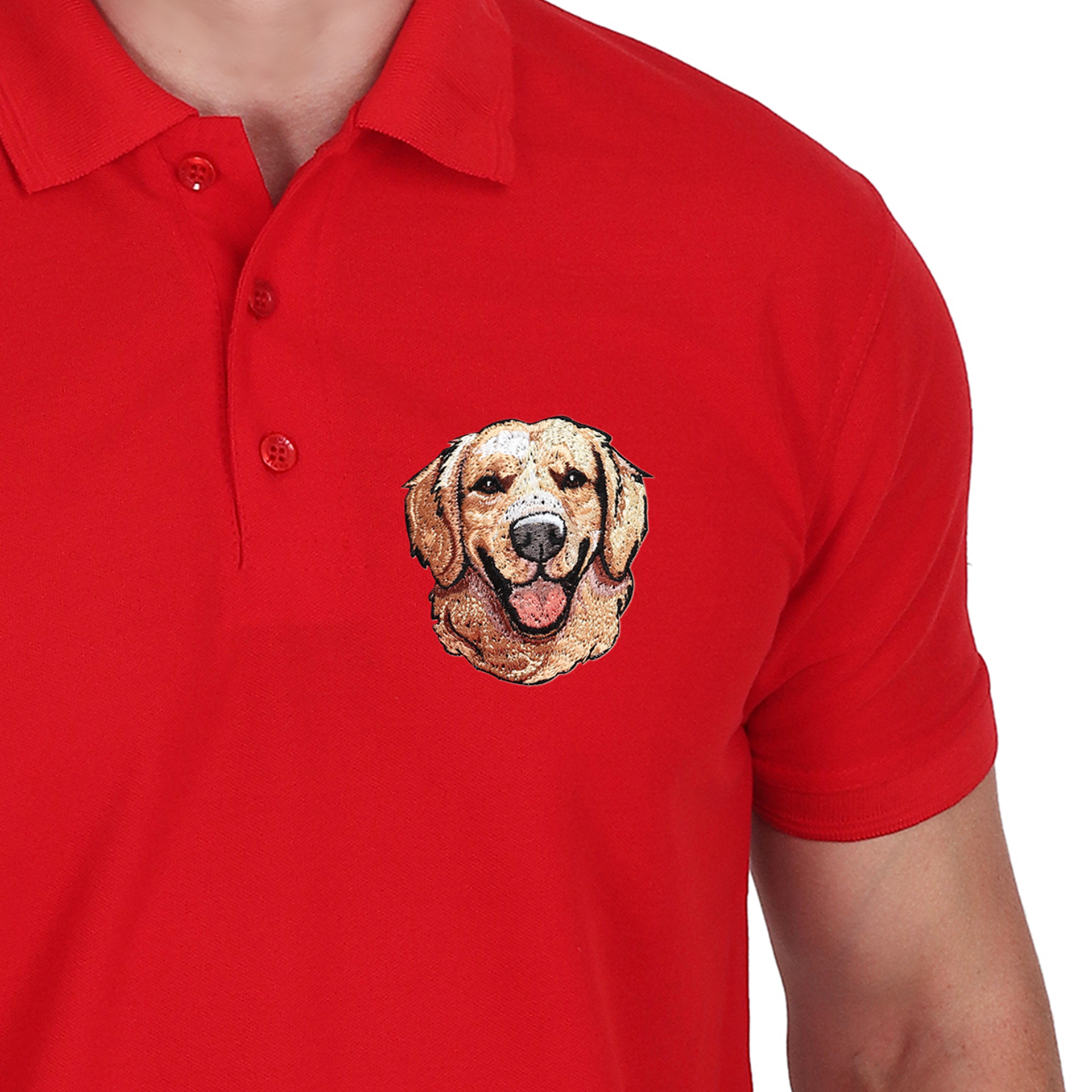 Embroidered T-Shirt - Golden Boy