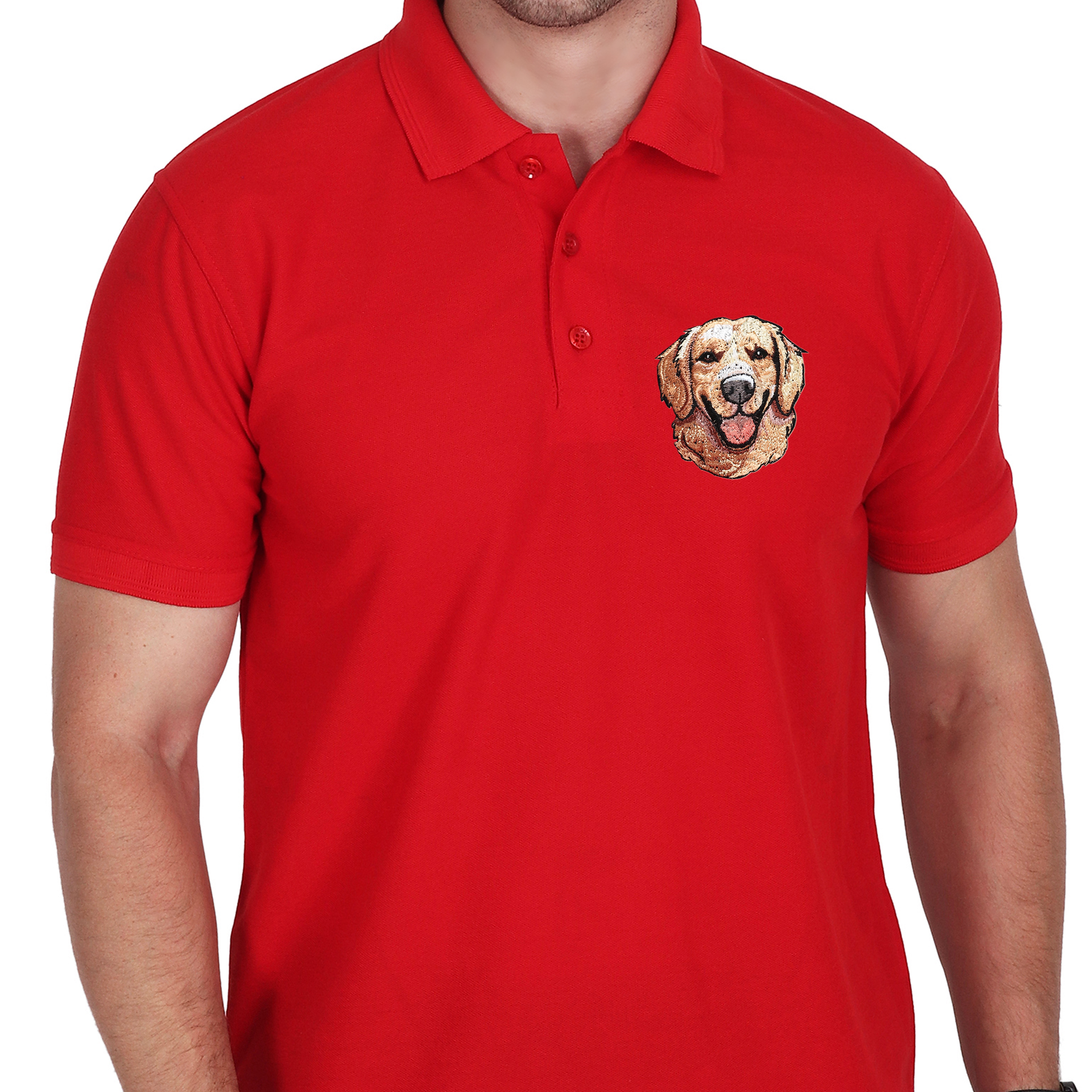 Embroidered T-Shirt - Golden Boy