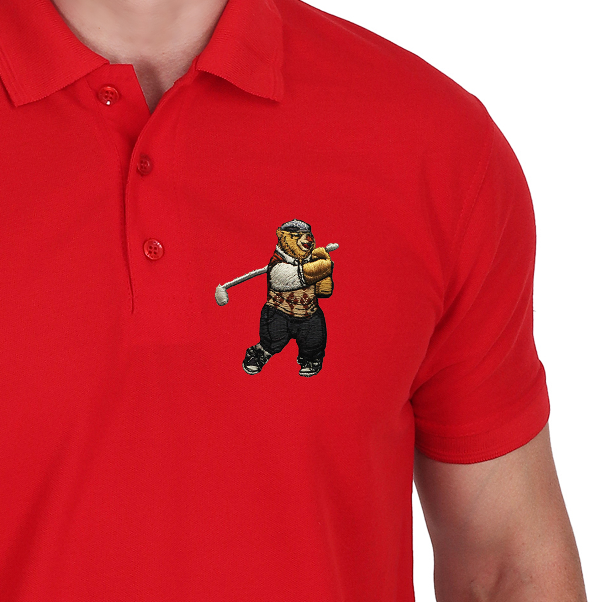 Embroidered T-Shirt - Golfy