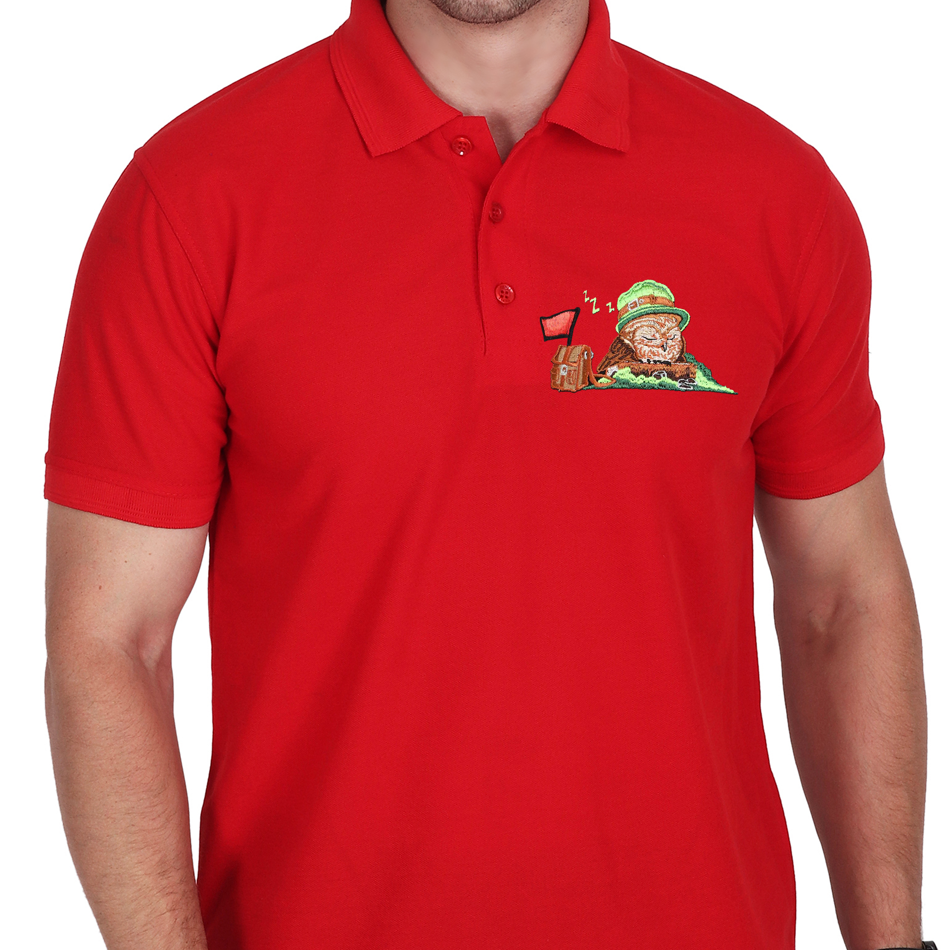 Embroidered T-Shirt - Hoot