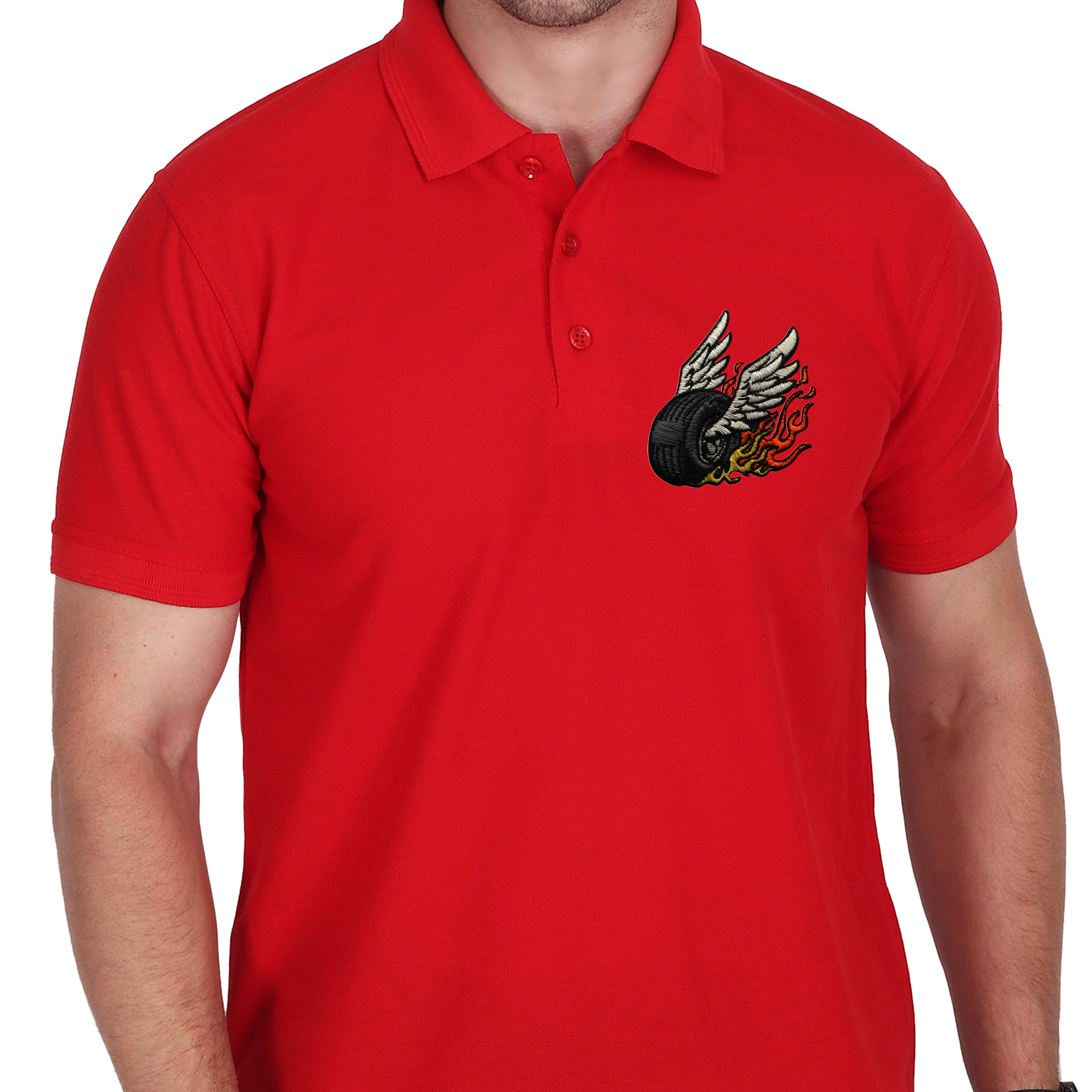 Embroidered T-Shirt - Rider