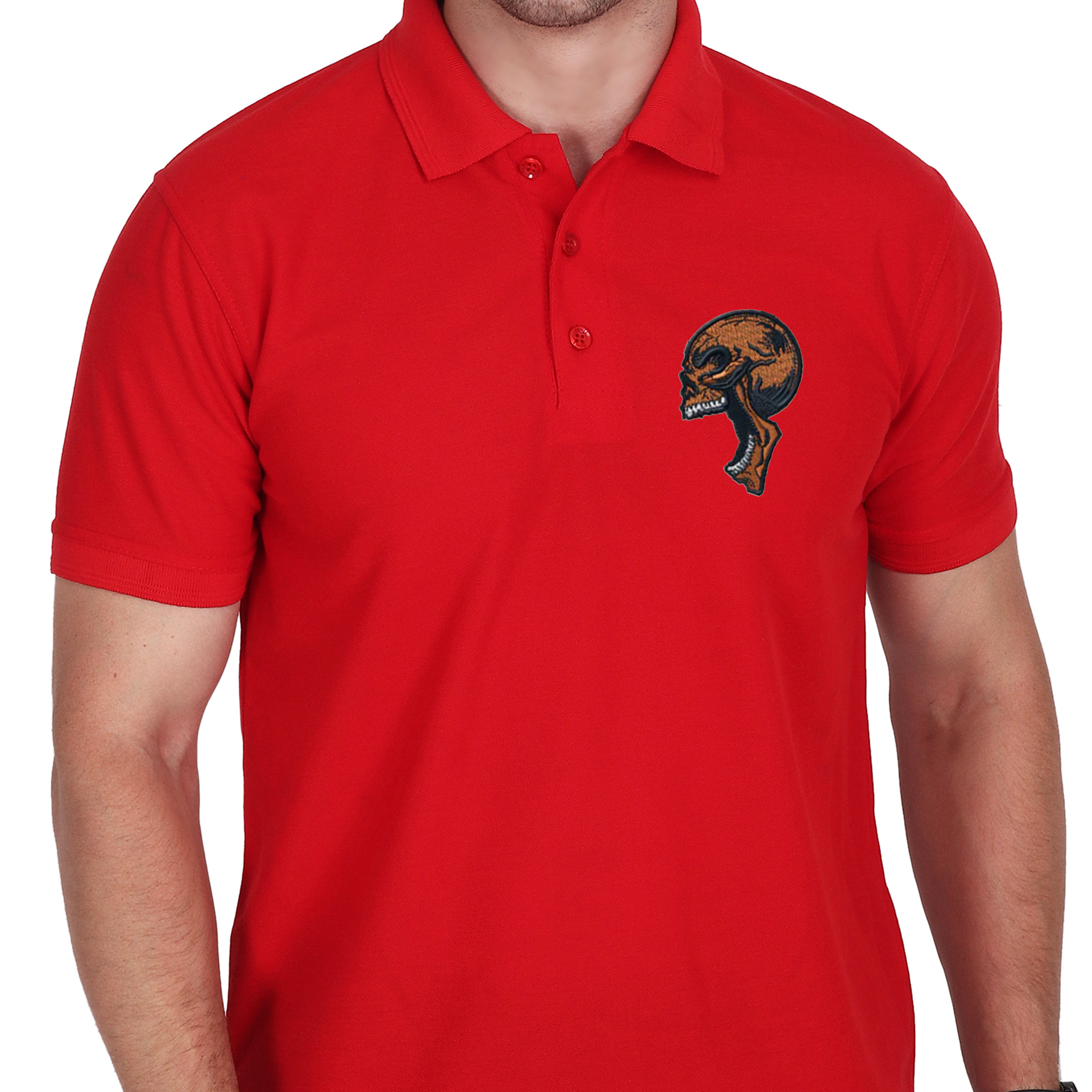 Embroidered T-Shirt - Skull