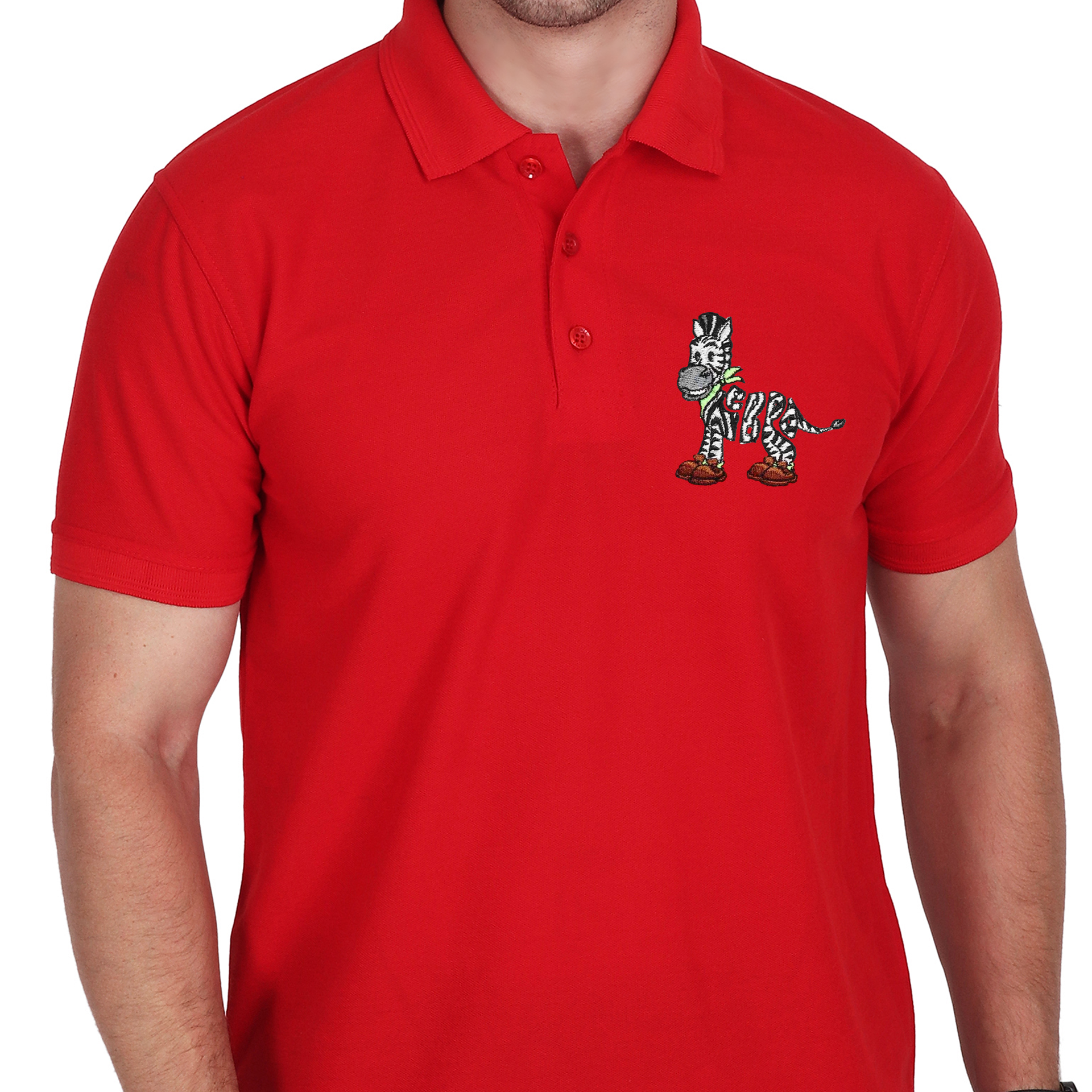 Embroidered T-Shirt - Zebra