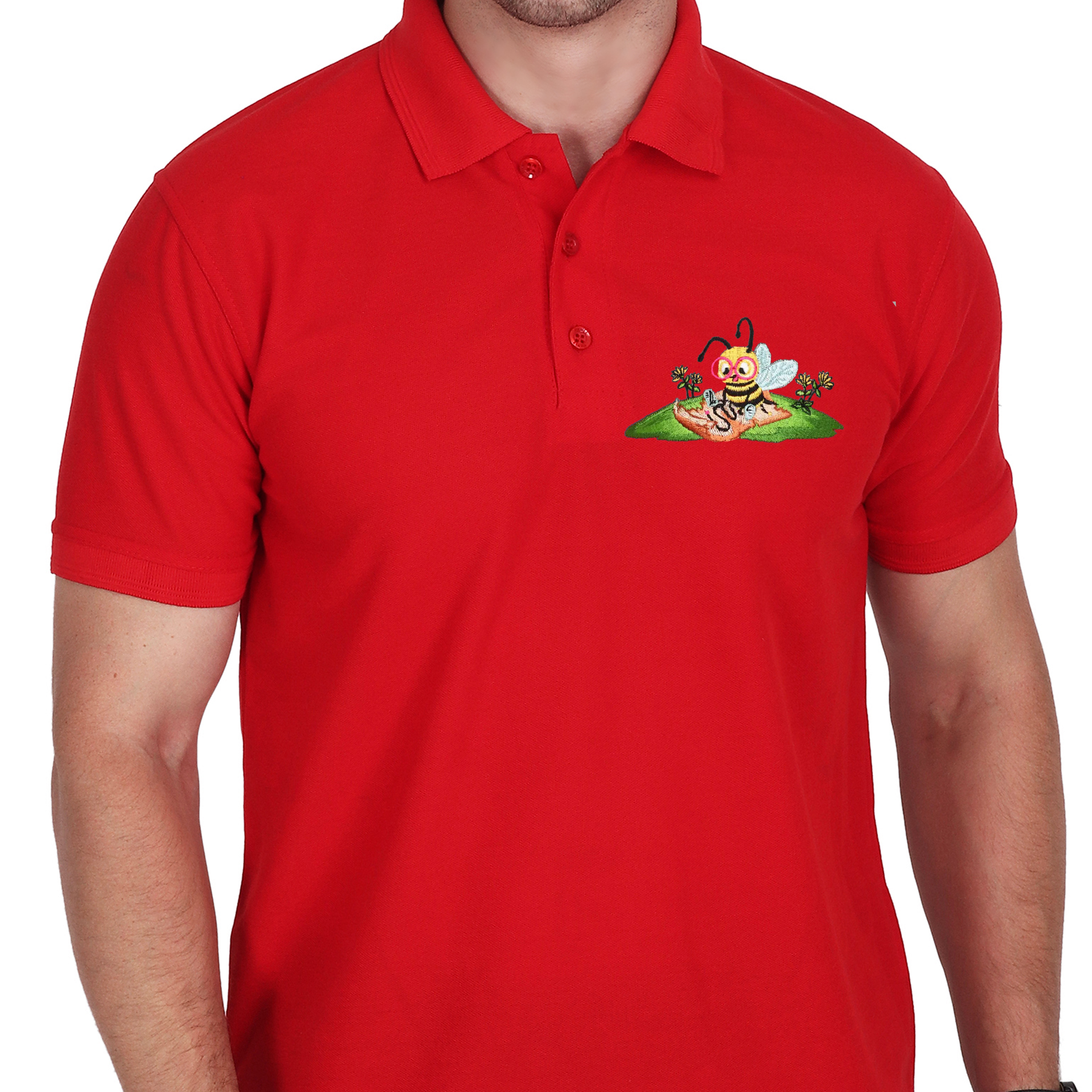 Embroidered T-Shirt - Bumble
