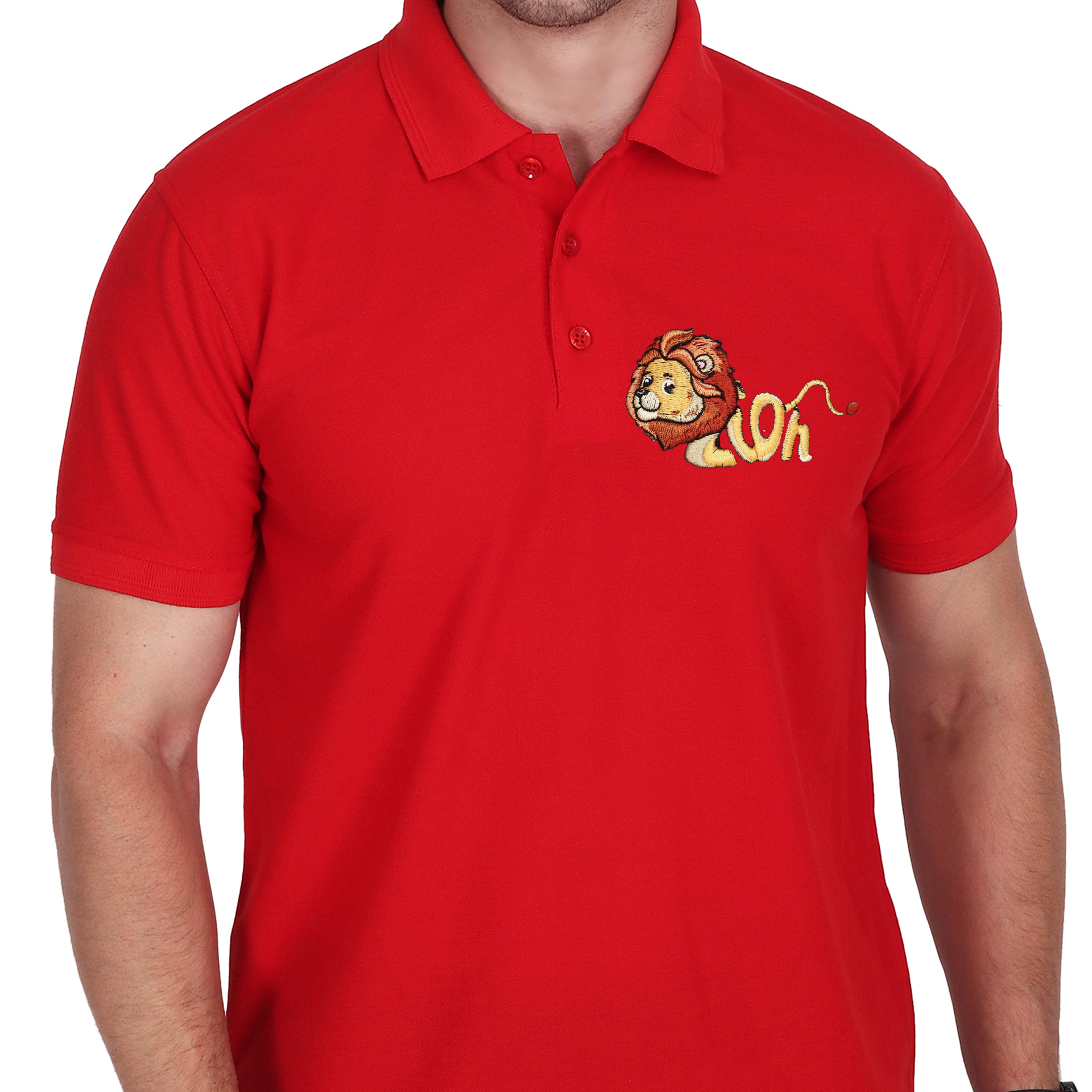 Embroidered T-Shirt - Simba