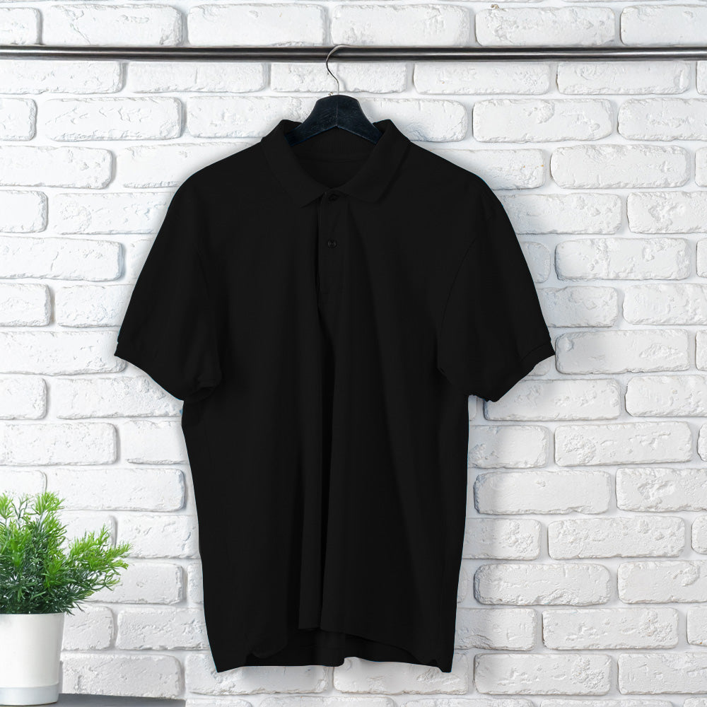 Polo T-Shirt - Midnight Black