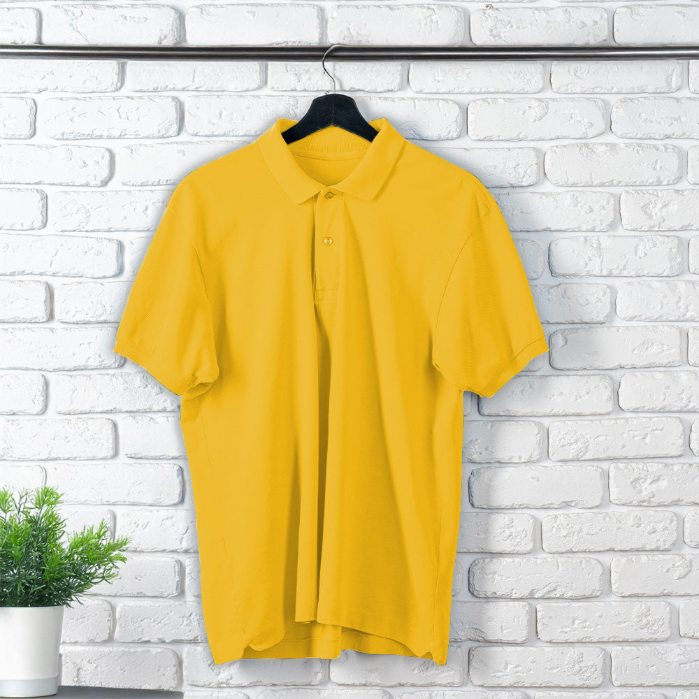 Polo T-Shirt - Golden Yellow