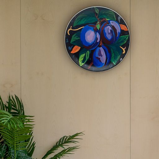 Decorative Wall Plates - Plums from Italy