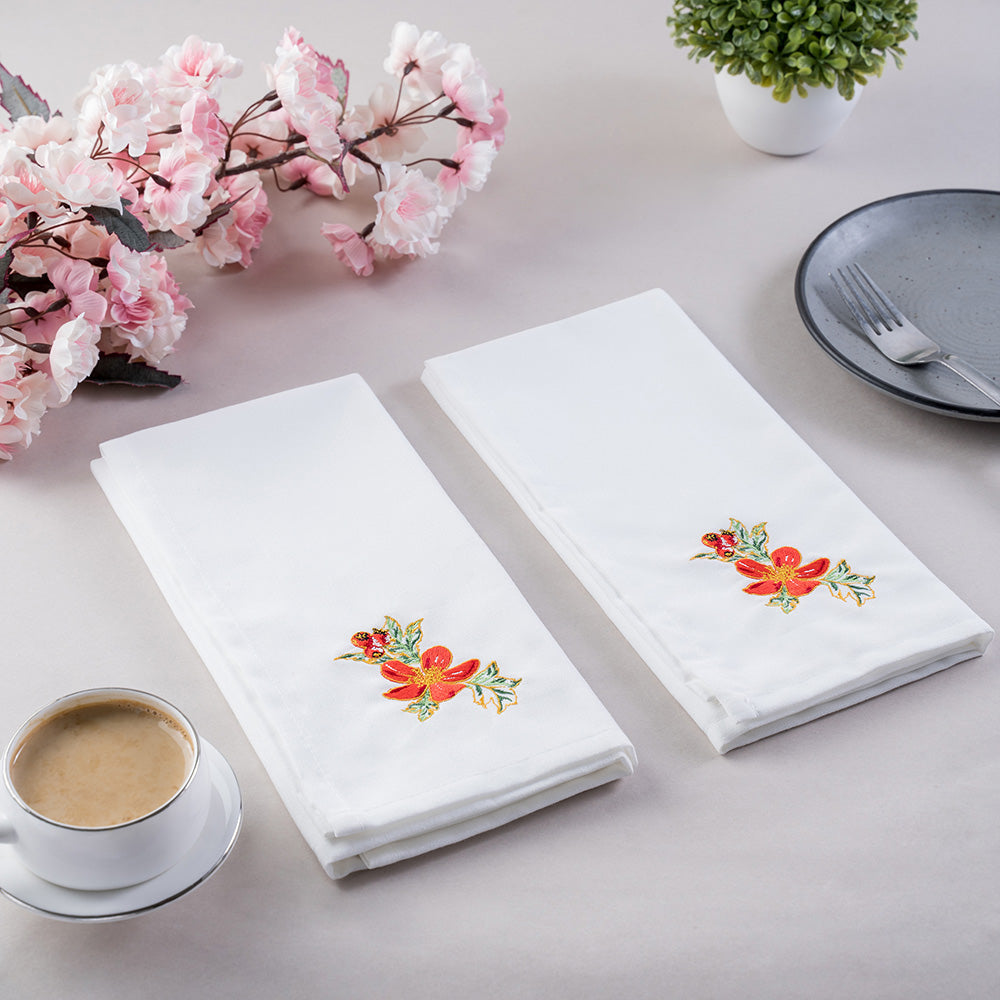Table Napkins - Babur Red