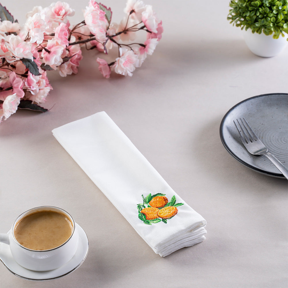 Table Napkins - Fruitti d' Italia Oranges