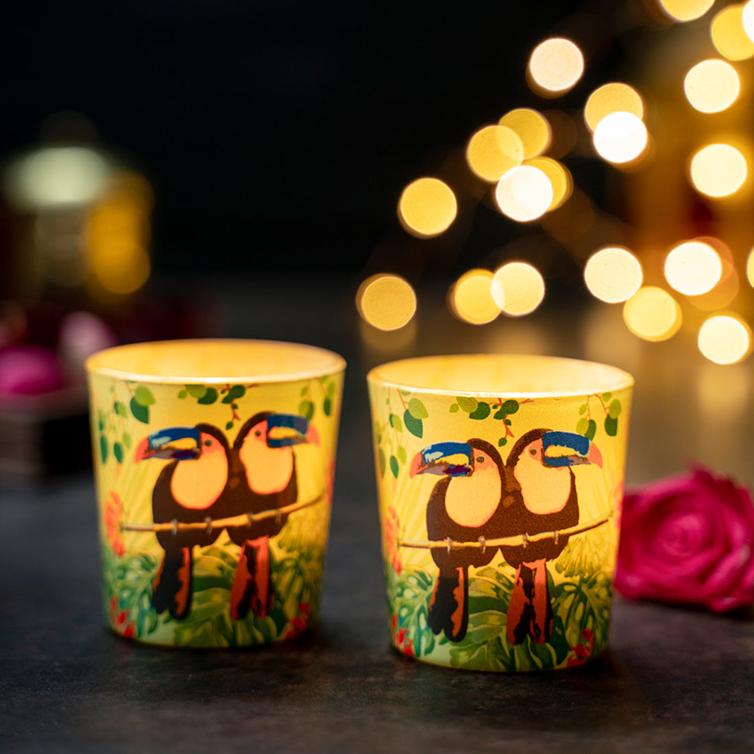 Candle Votives (Set of 2) - Toucan