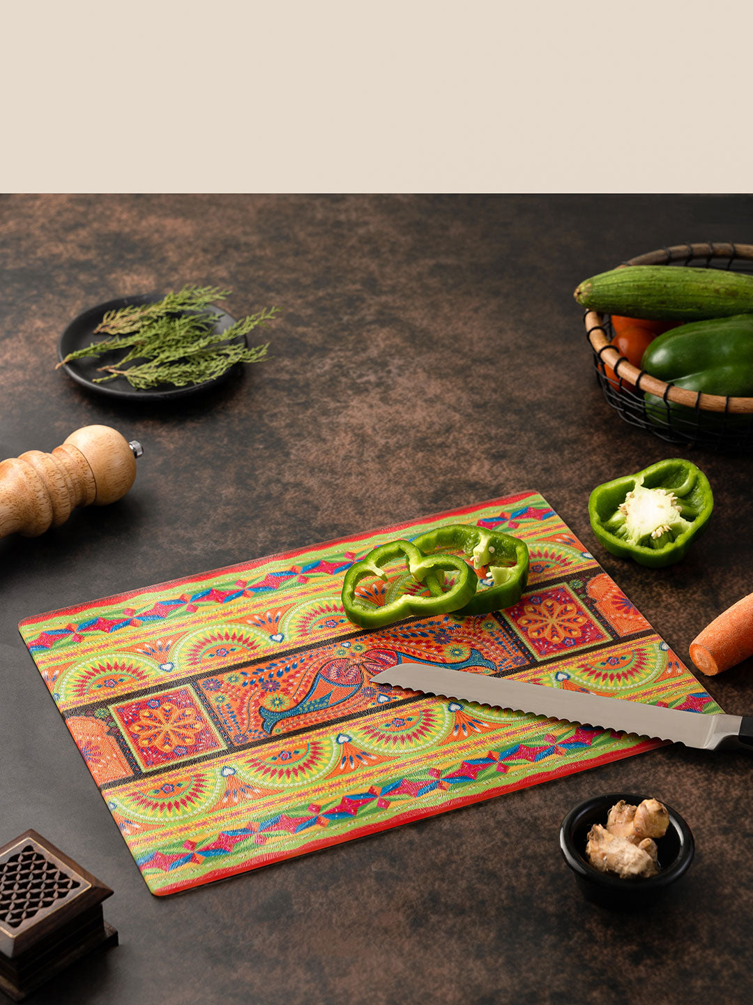 Chopping Board - Truck Art