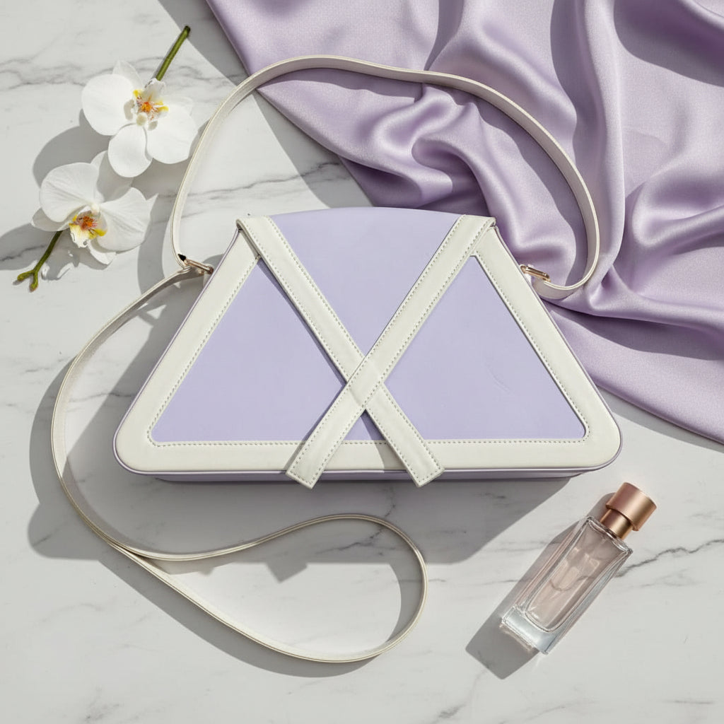 Structured Lilac Bag