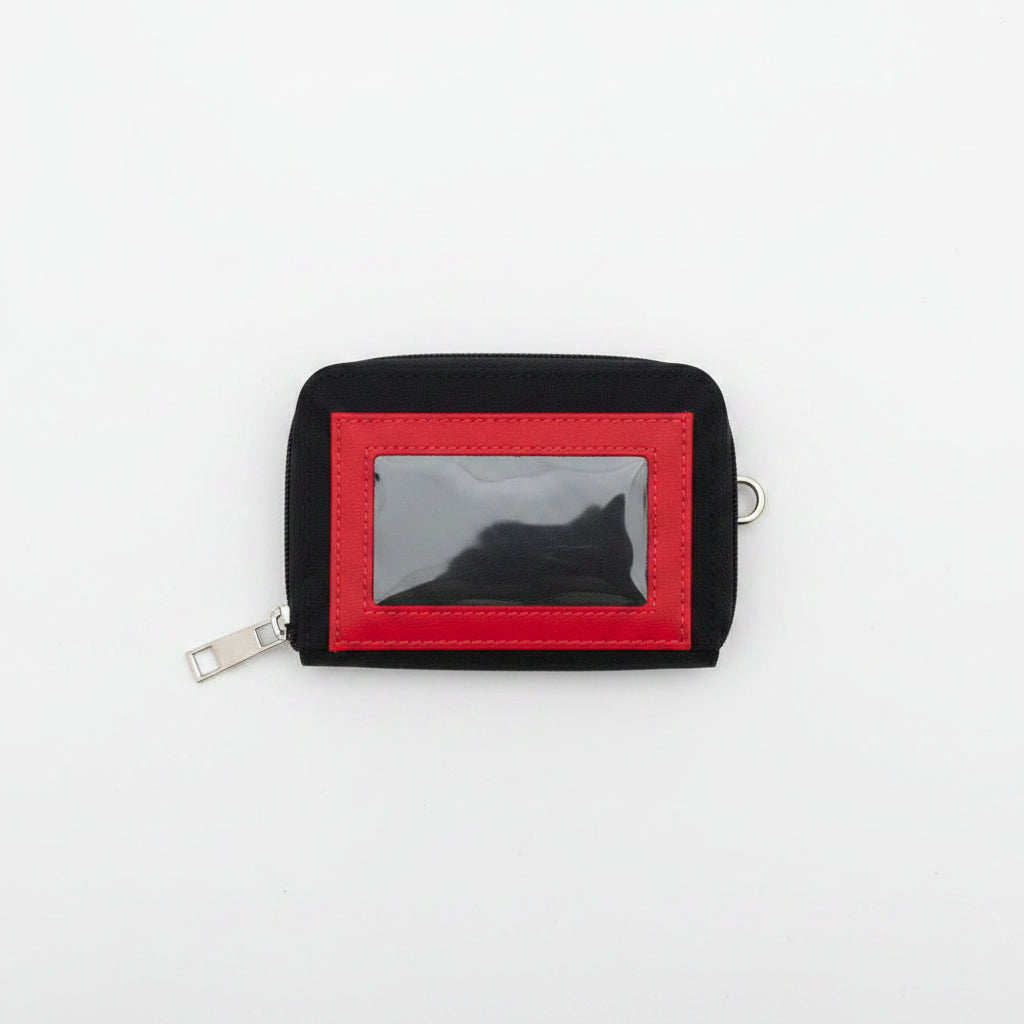 Small Black Red Wallet