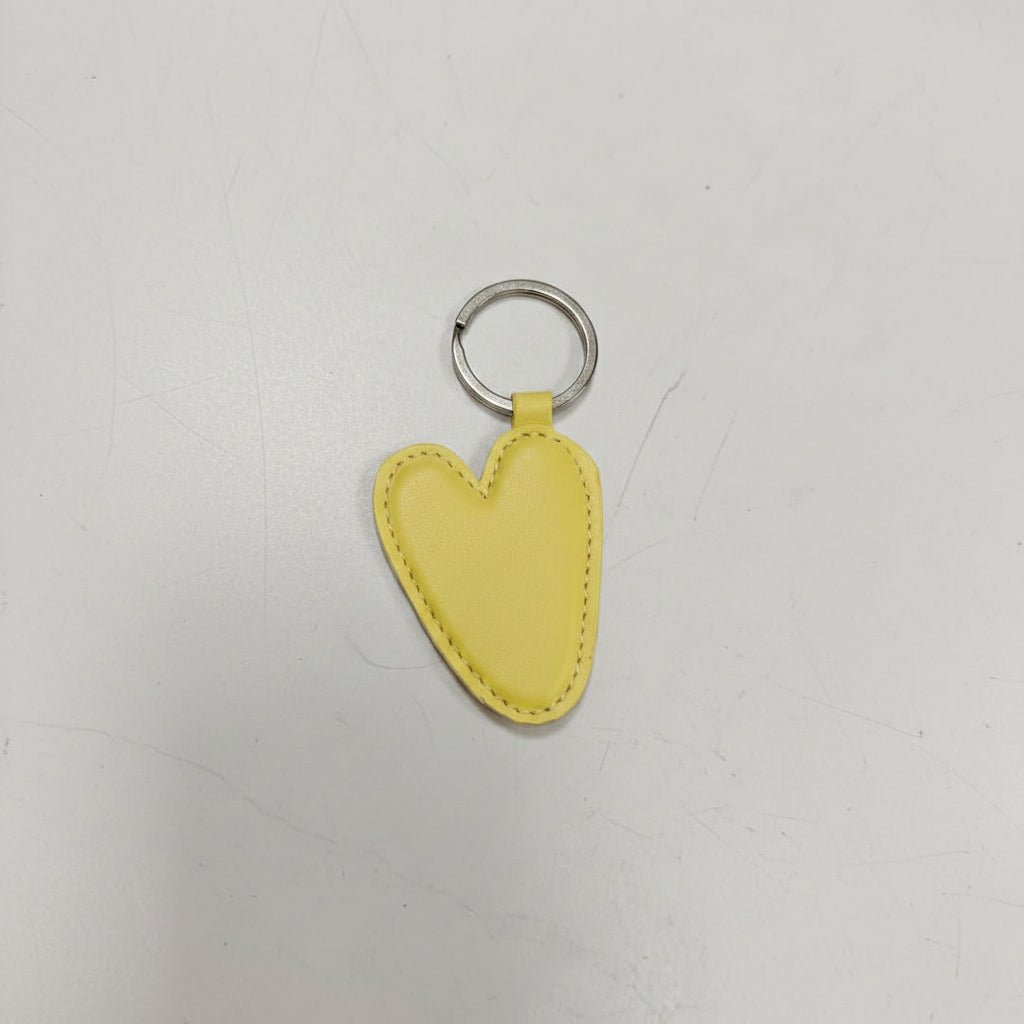 Yellow Heart Keyring