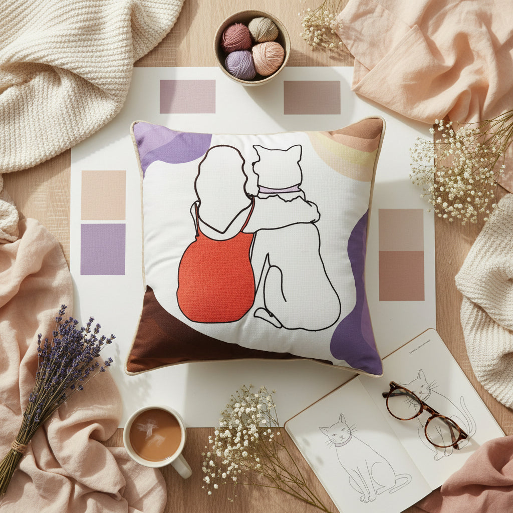 Pet Love Cushion Cover