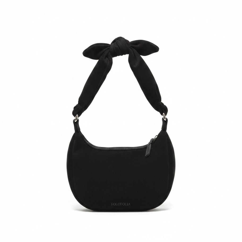 Black Velvet Handbag