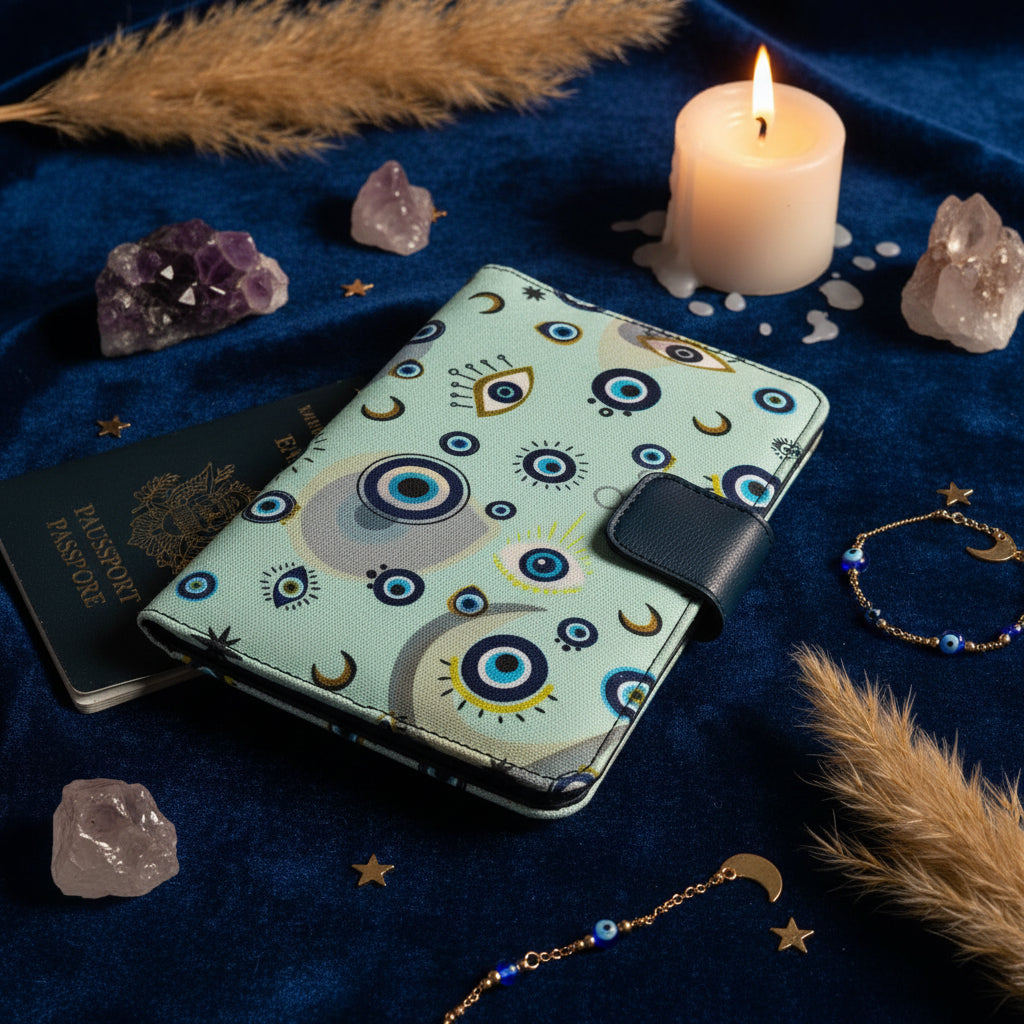 Evil Eye Passport Holder