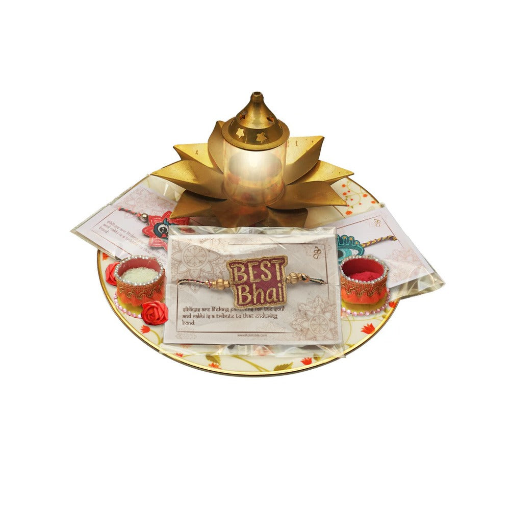 Embroidered Rakhi : Best Bhai