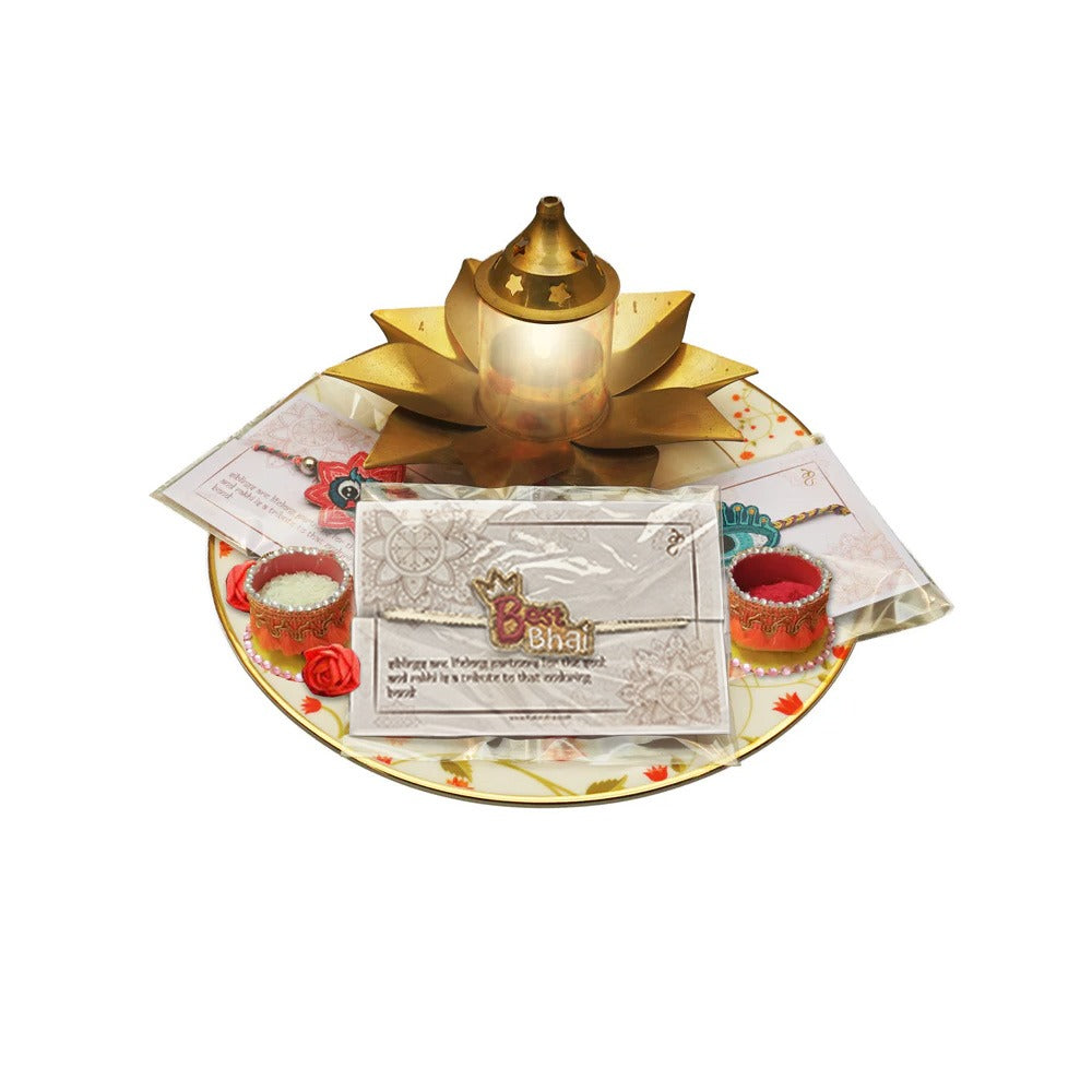 Embroidered Rakhi : Crowned Best Bhai