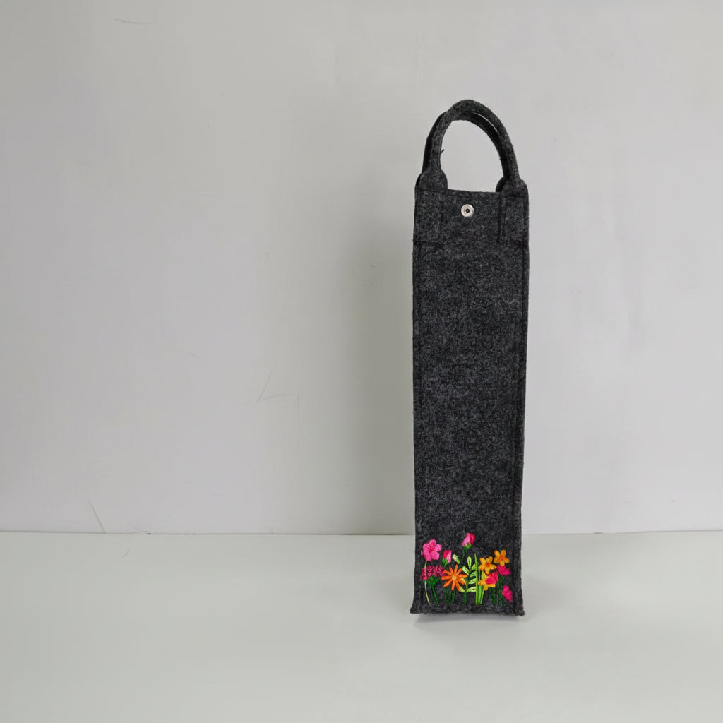Wine Bottle Floral Cover
