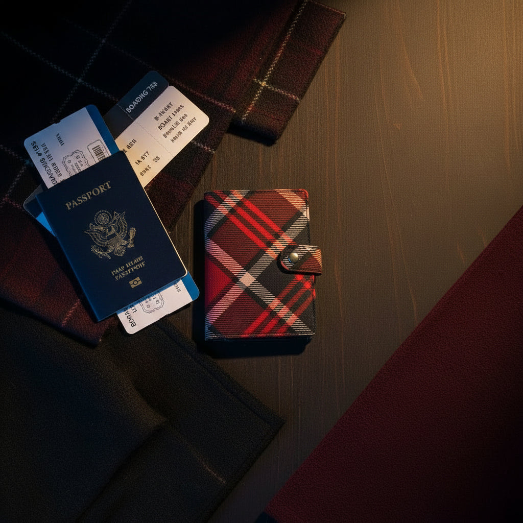 Pasport Holder tartan