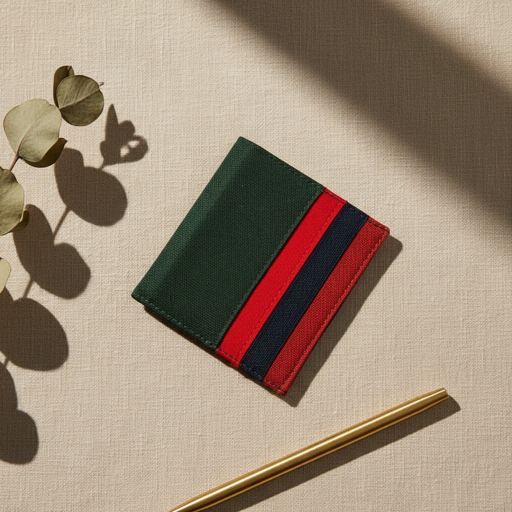 Cotton Canvas Card Holder 03