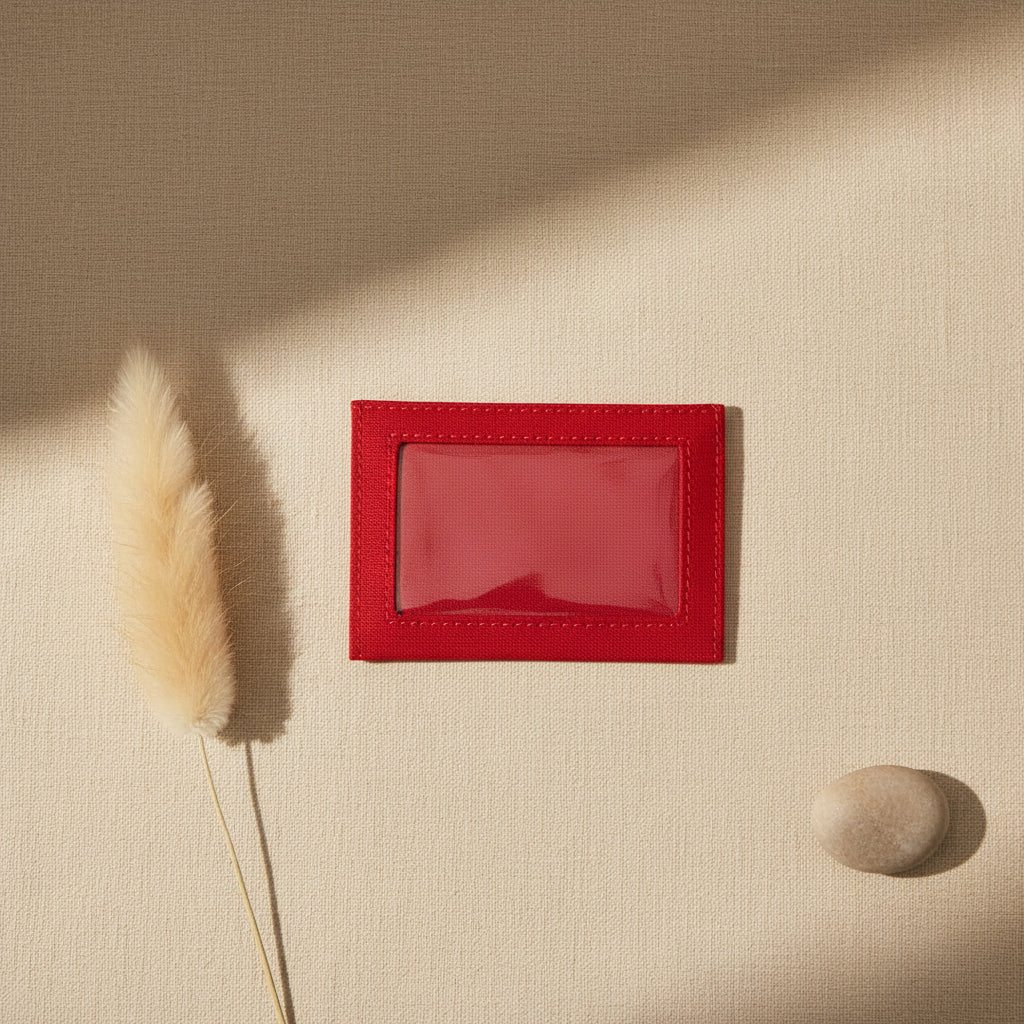 Cotton Canvas Card Holder 06