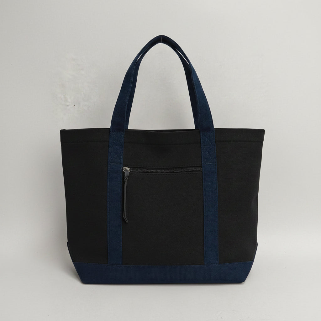 Guitar Bear Blue Medium Tote Bag