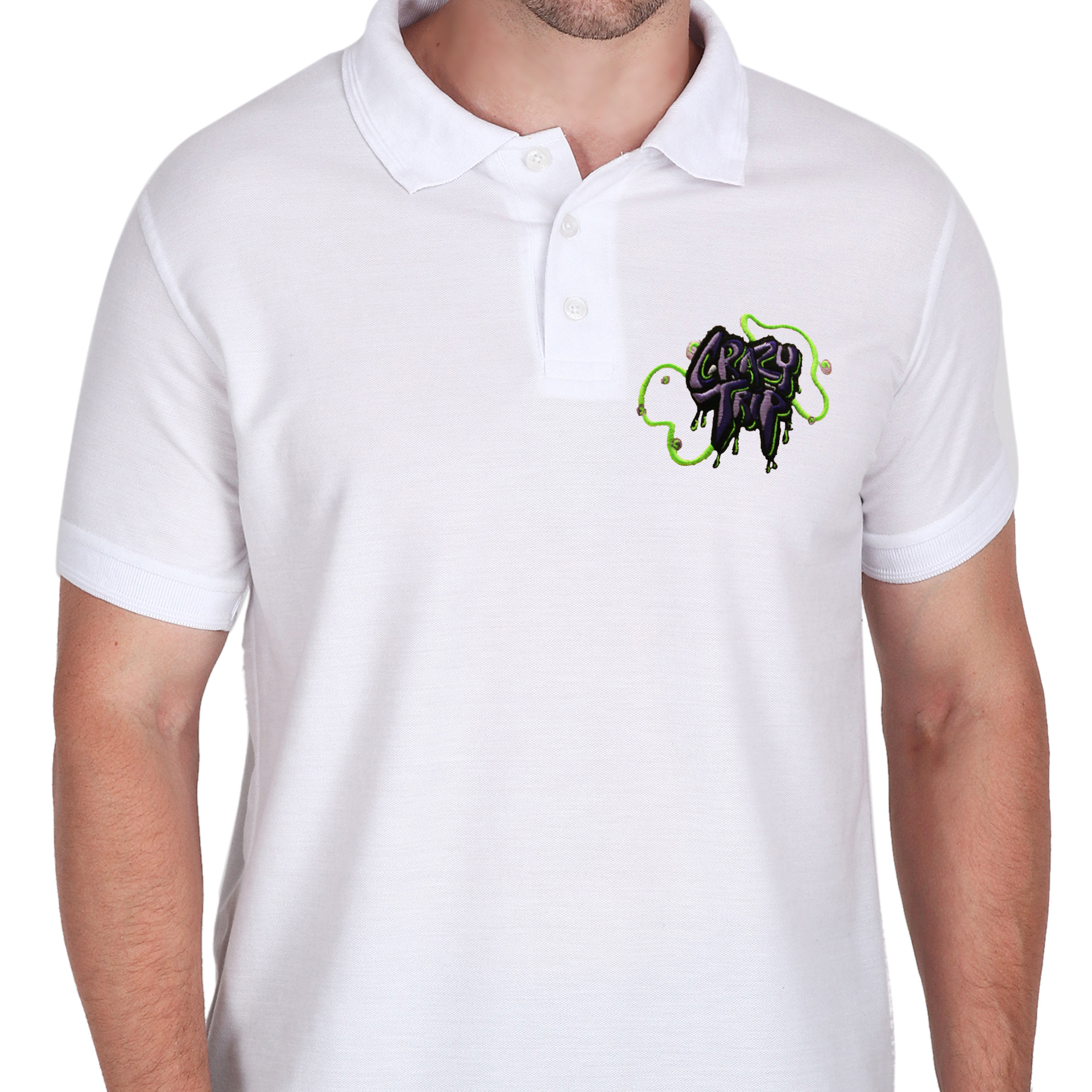 Embroidered T-Shirt - Crazy Time