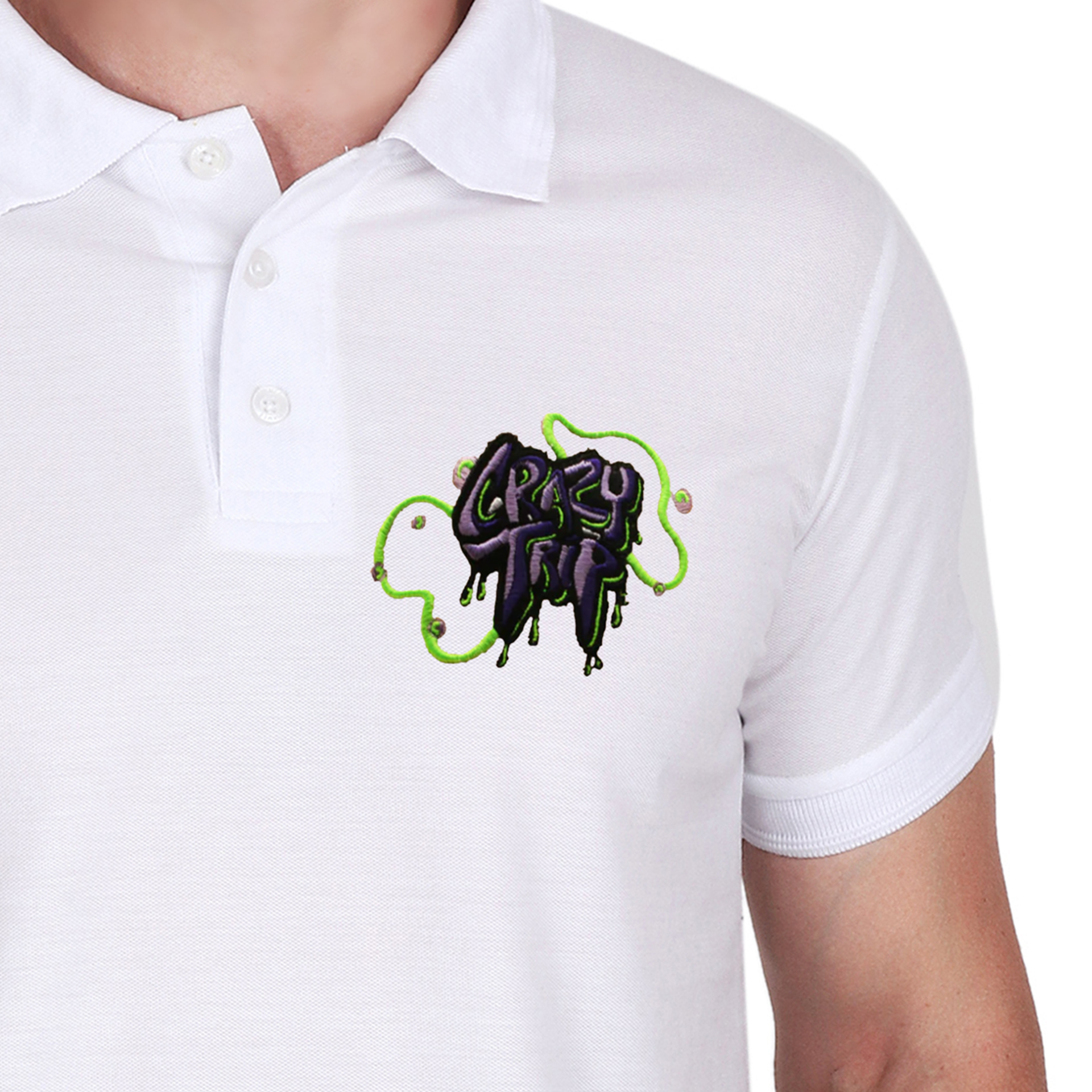 Embroidered T-Shirt - Crazy Time
