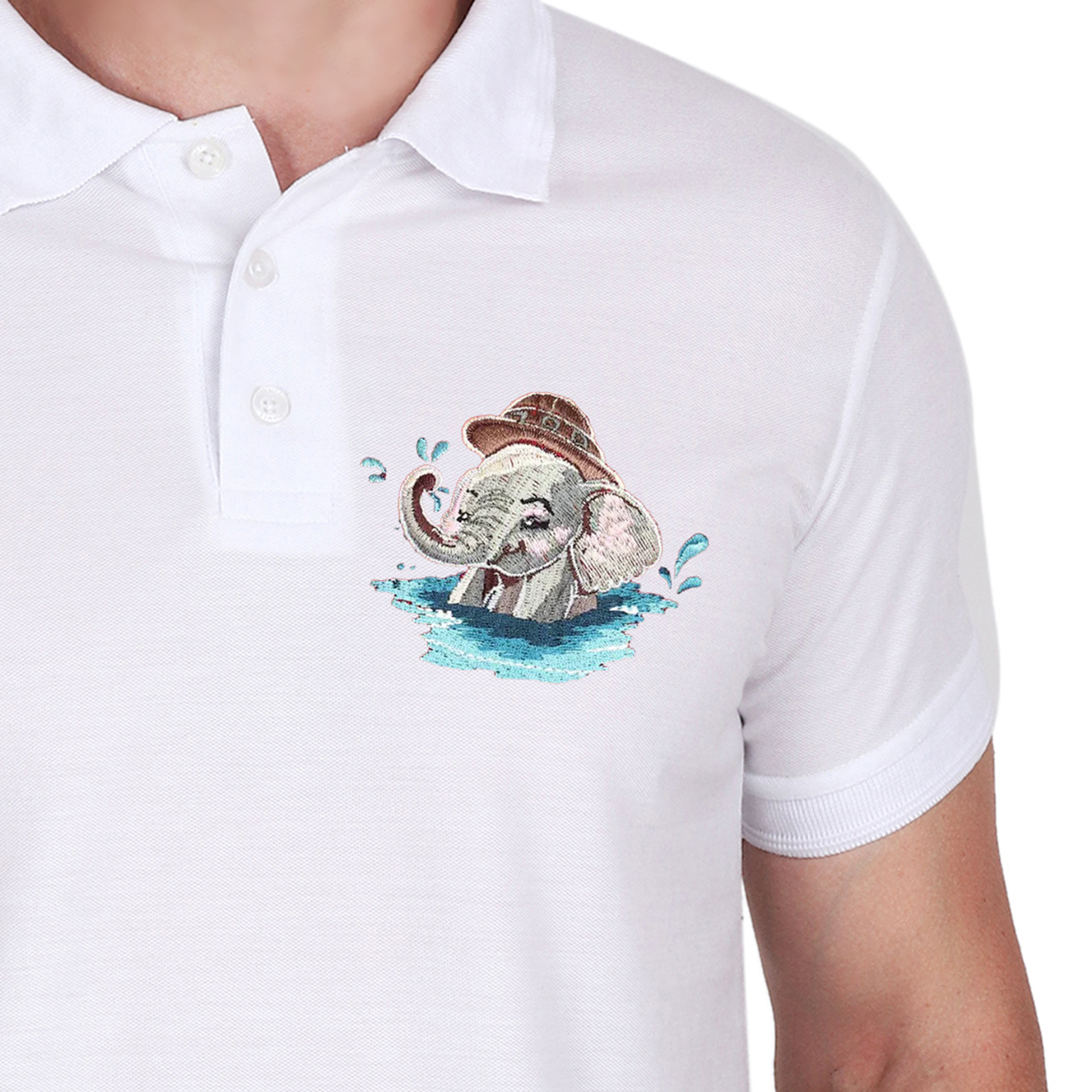 Embroidered T-Shirt - Ele