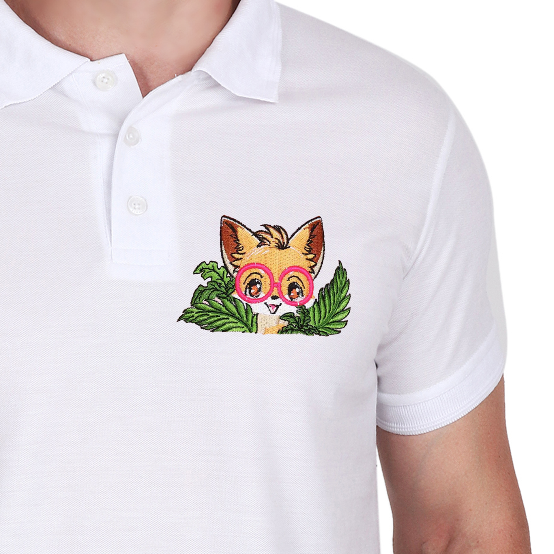 Embroidered T-Shirt - fox