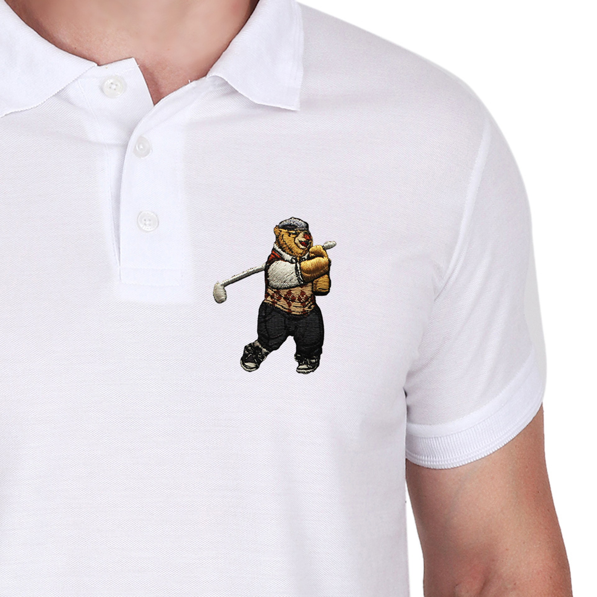 Embroidered T-Shirt - Golfy