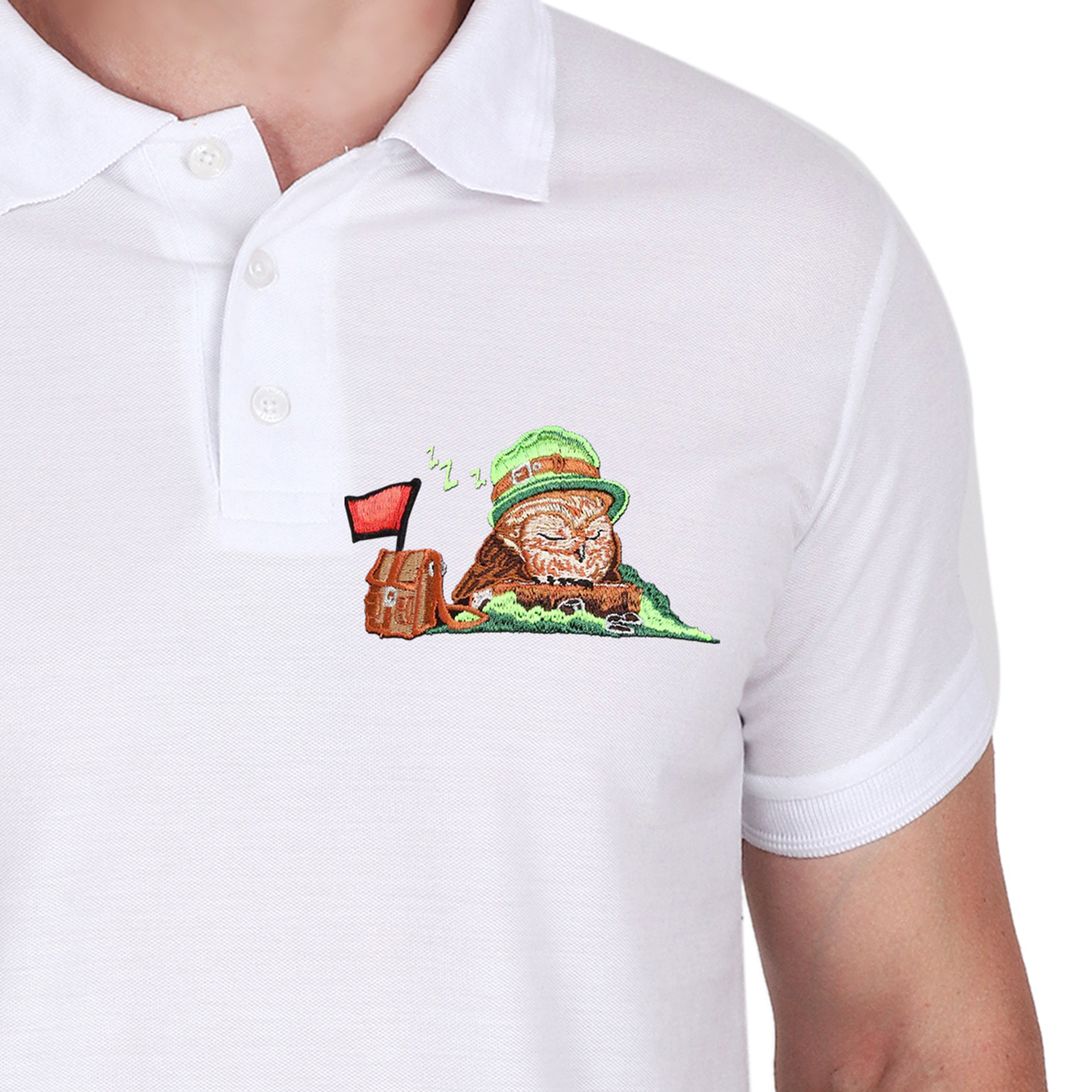 Embroidered T-Shirt - Hoot