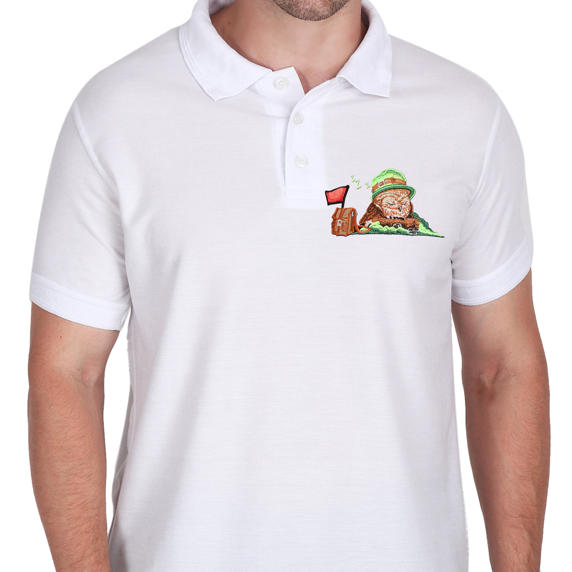 Embroidered T-Shirt - Hoot