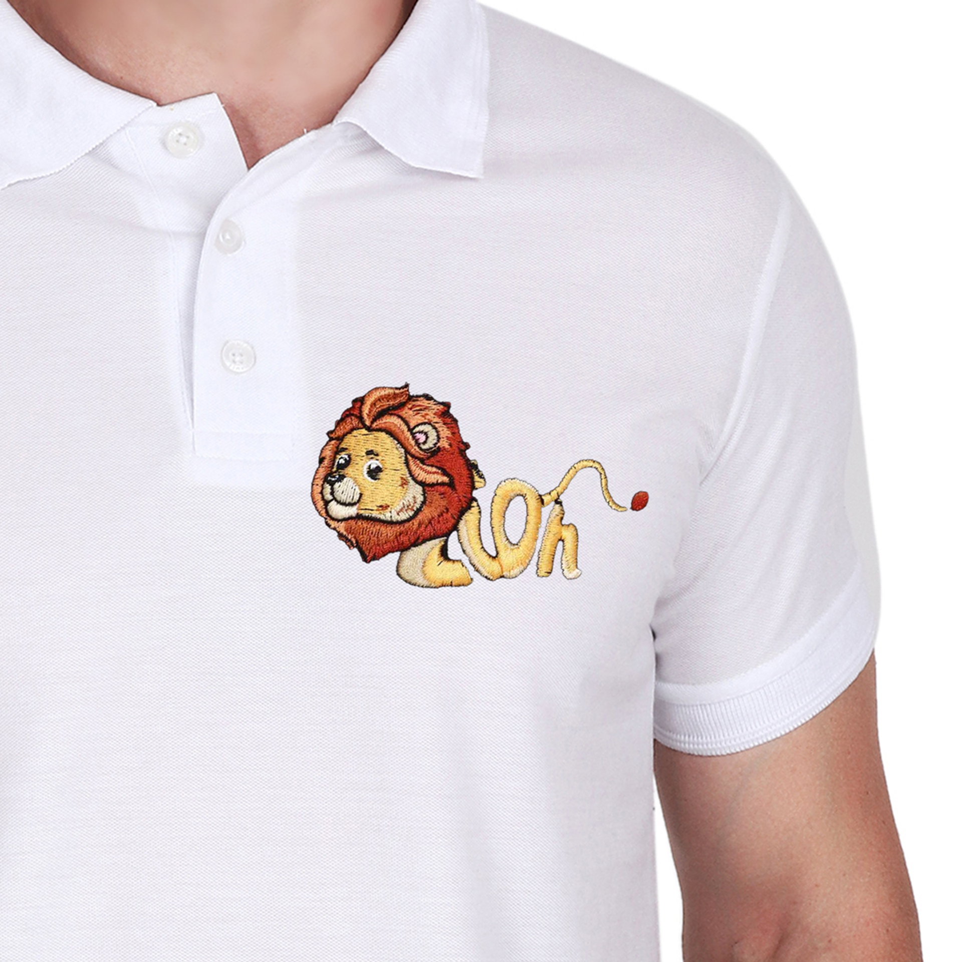 Embroidered T-Shirt - Simba