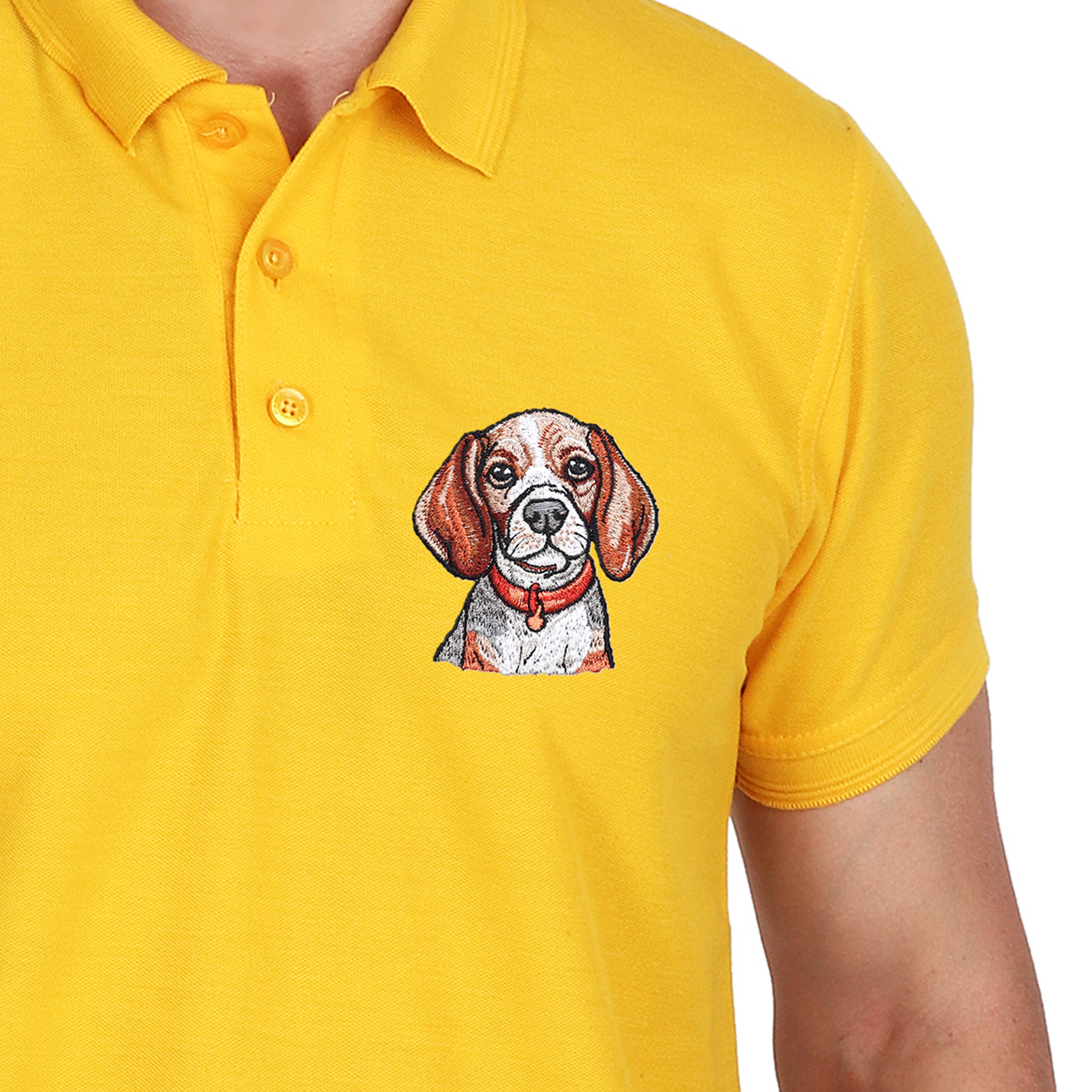 Embroidered T-Shirt - Hound Dog