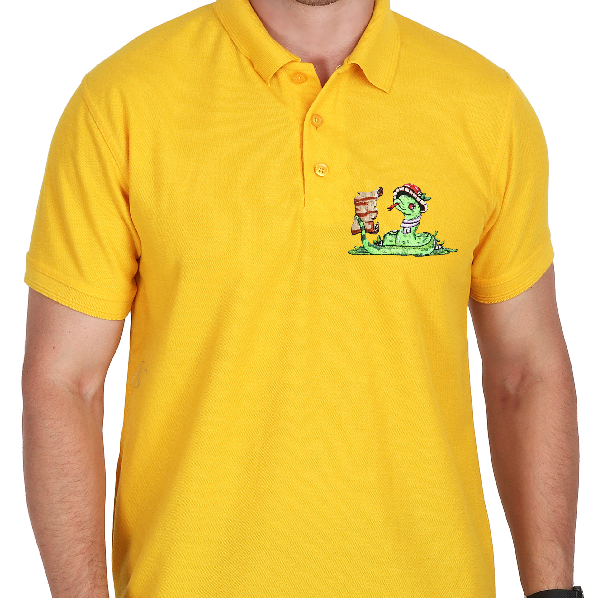 Embroidered T-Shirt - Serpant