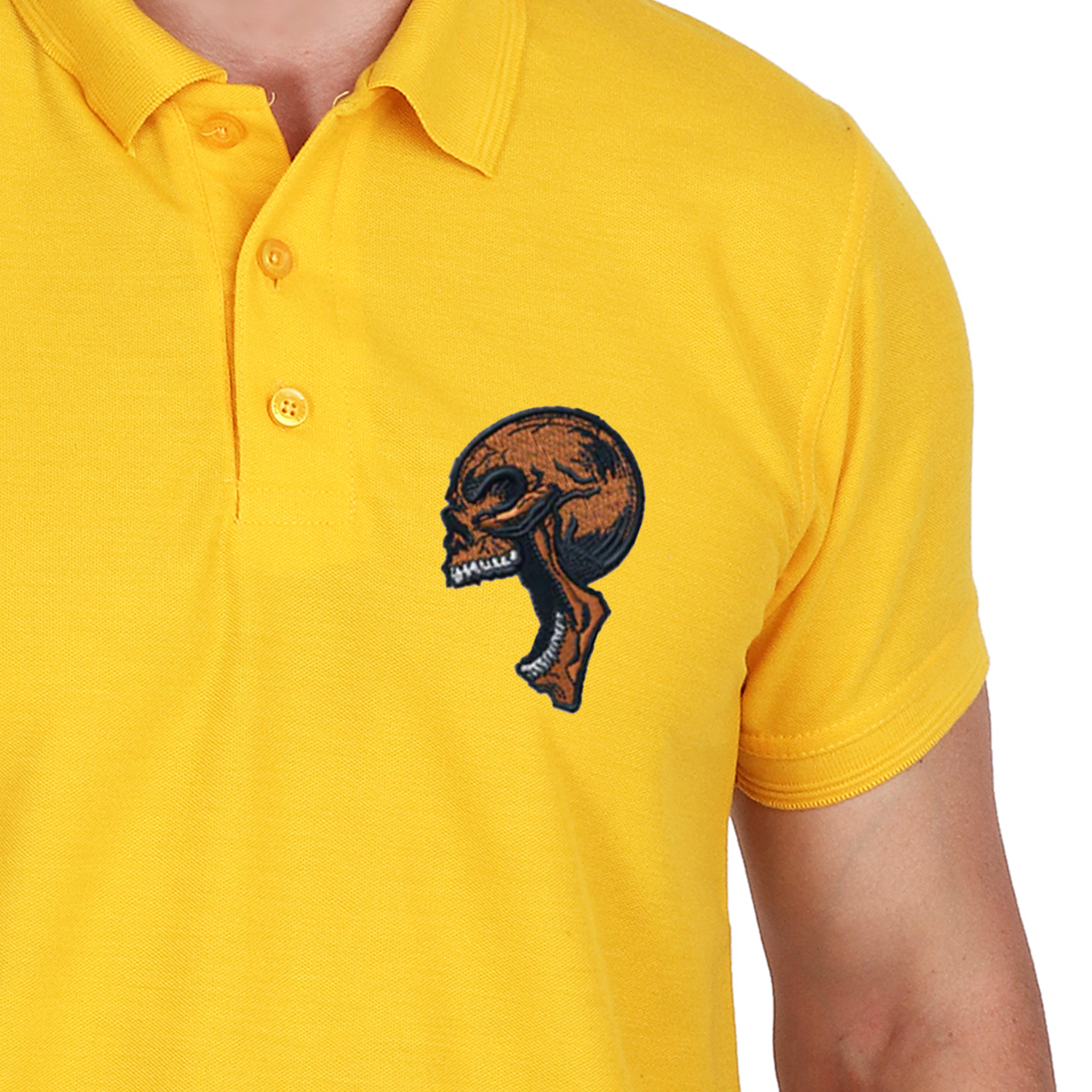 Embroidered T-Shirt - Skull