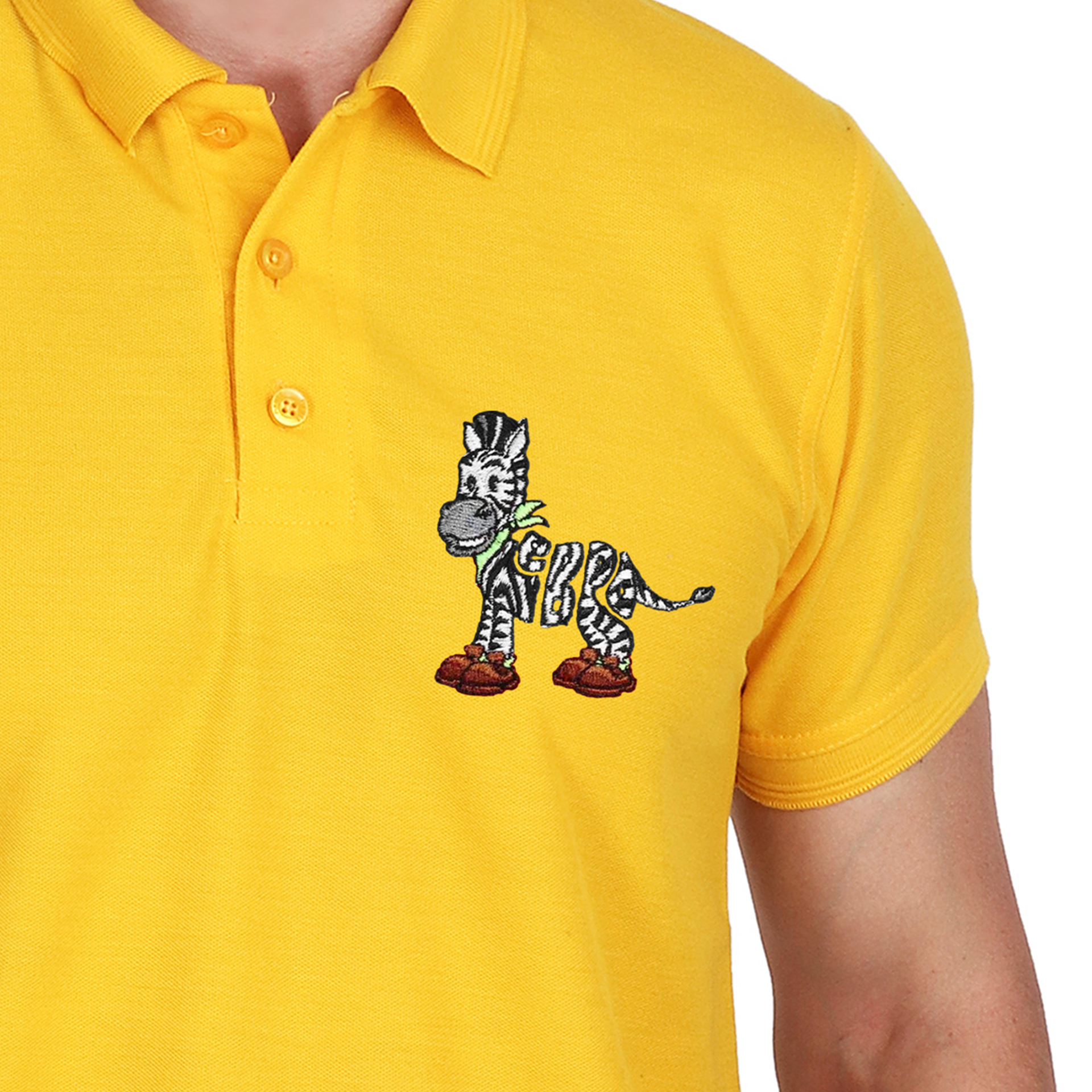 Embroidered T-Shirt - Zebra