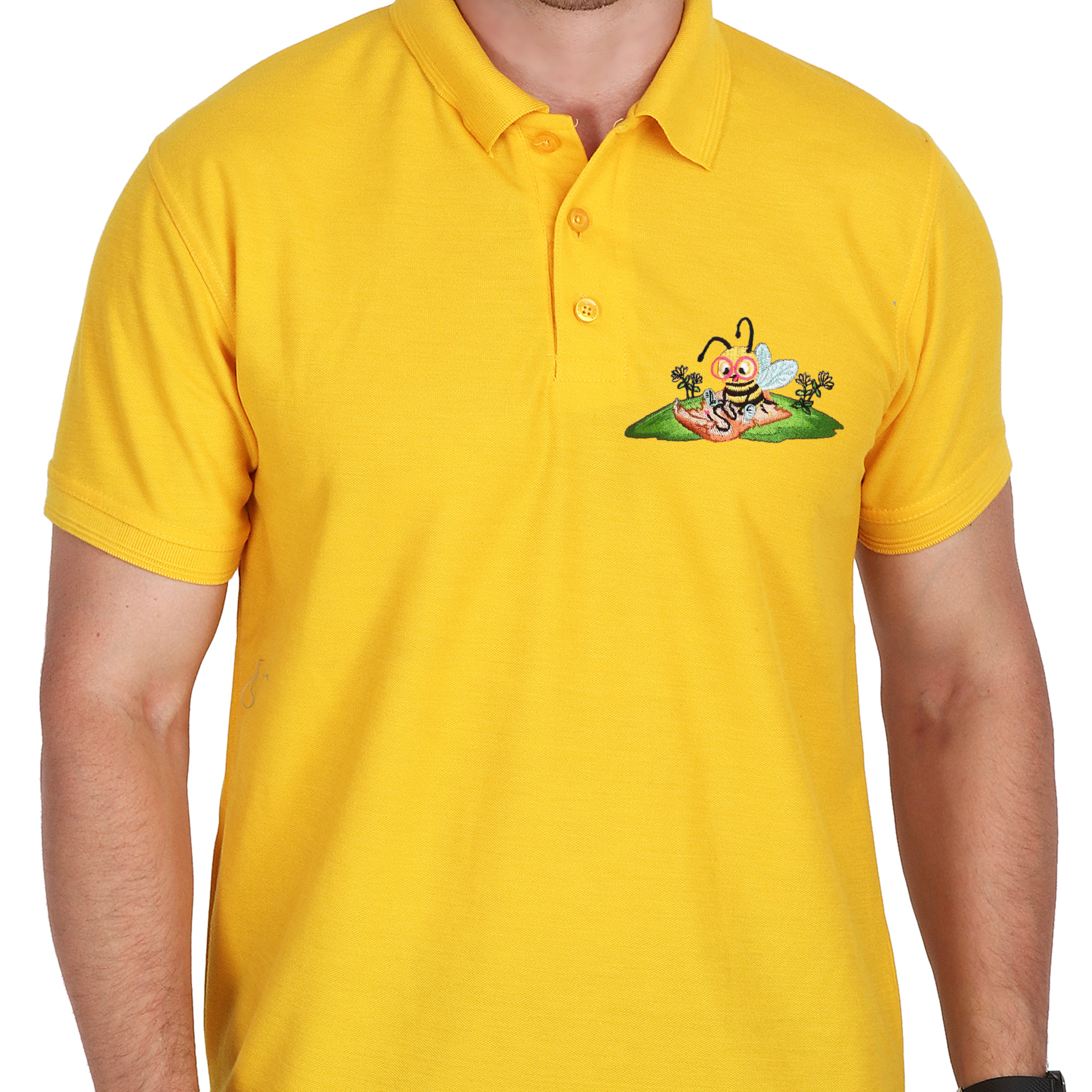 Embroidered T-Shirt - Bumble