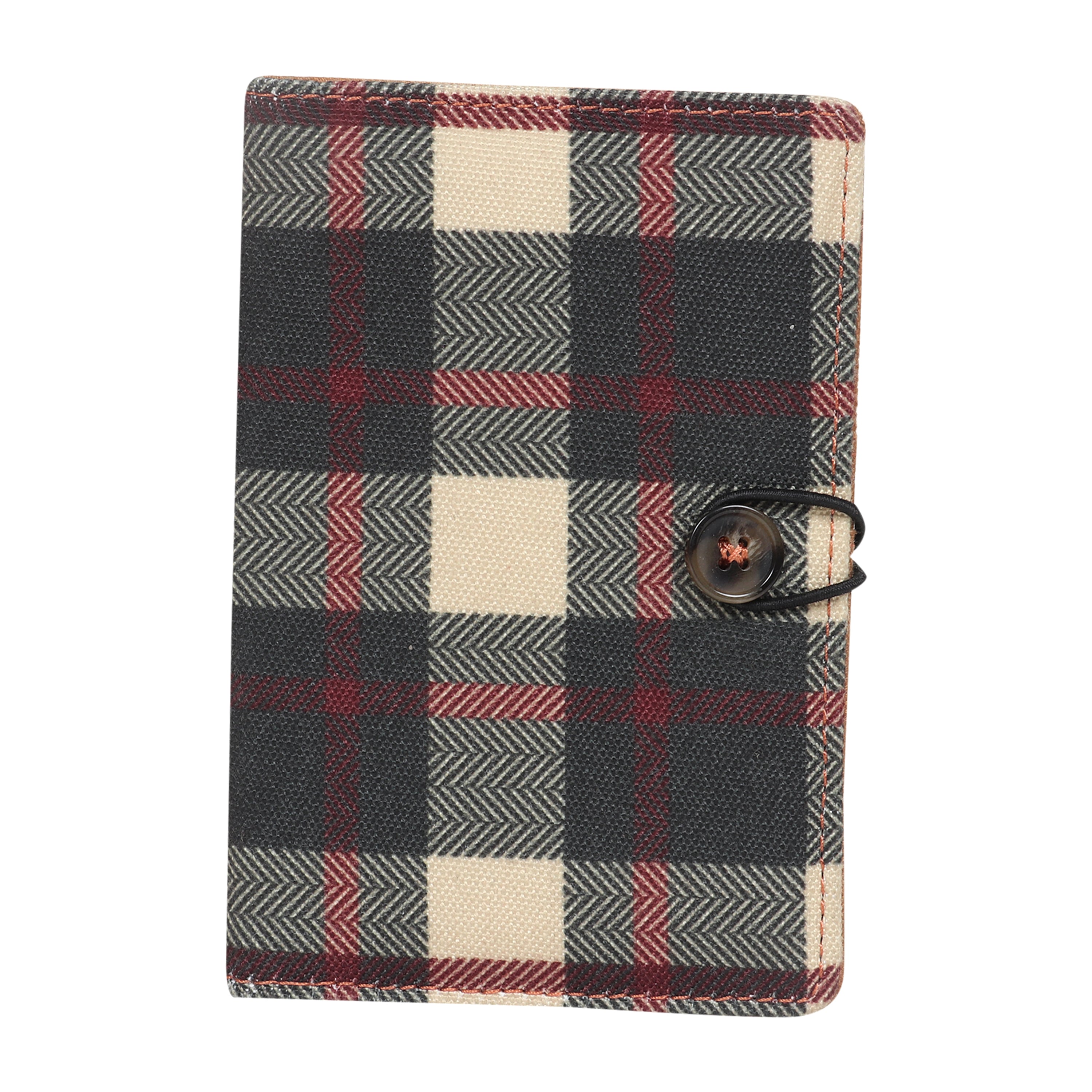 Yellow Tartan Passport Holder