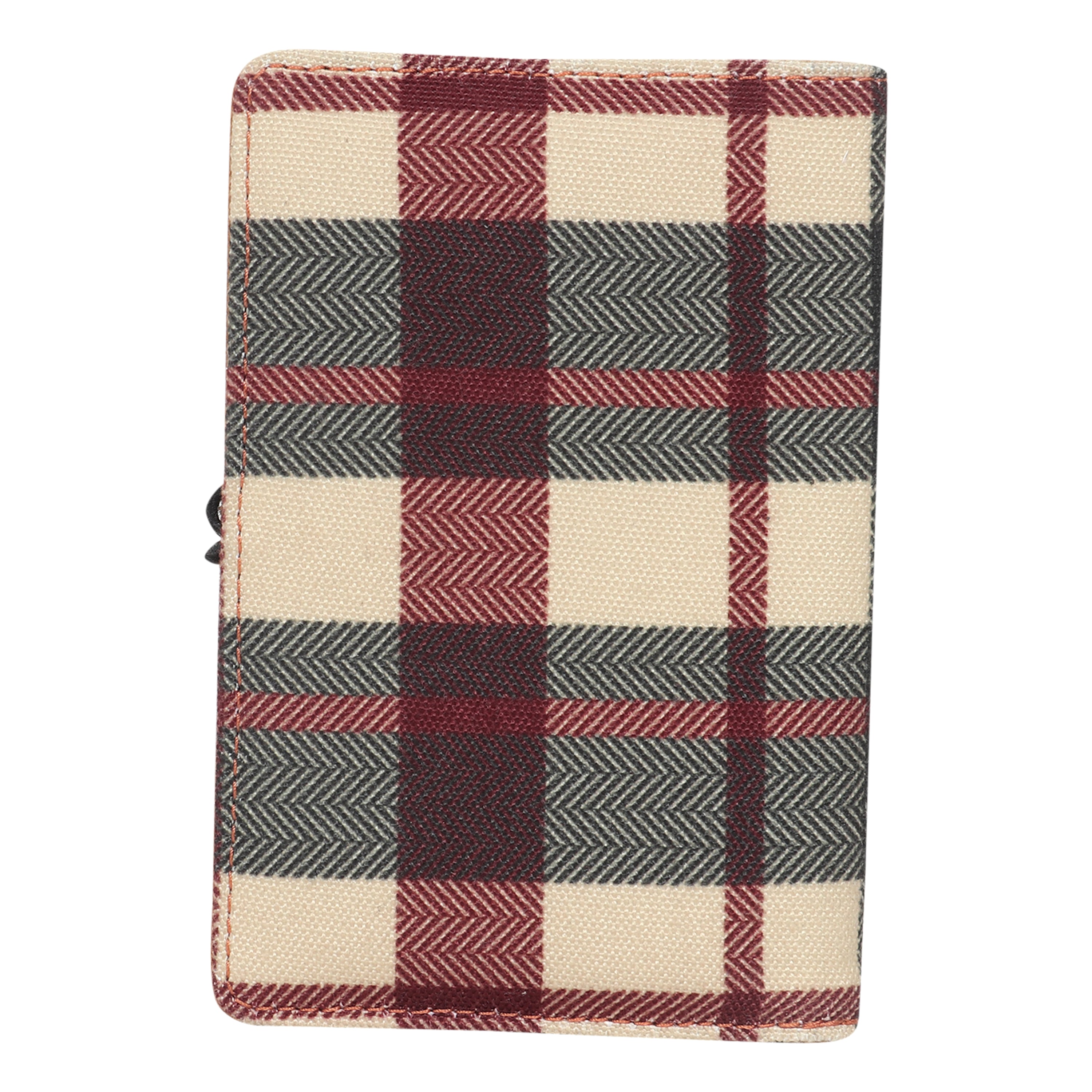 Yellow Tartan Passport Holder