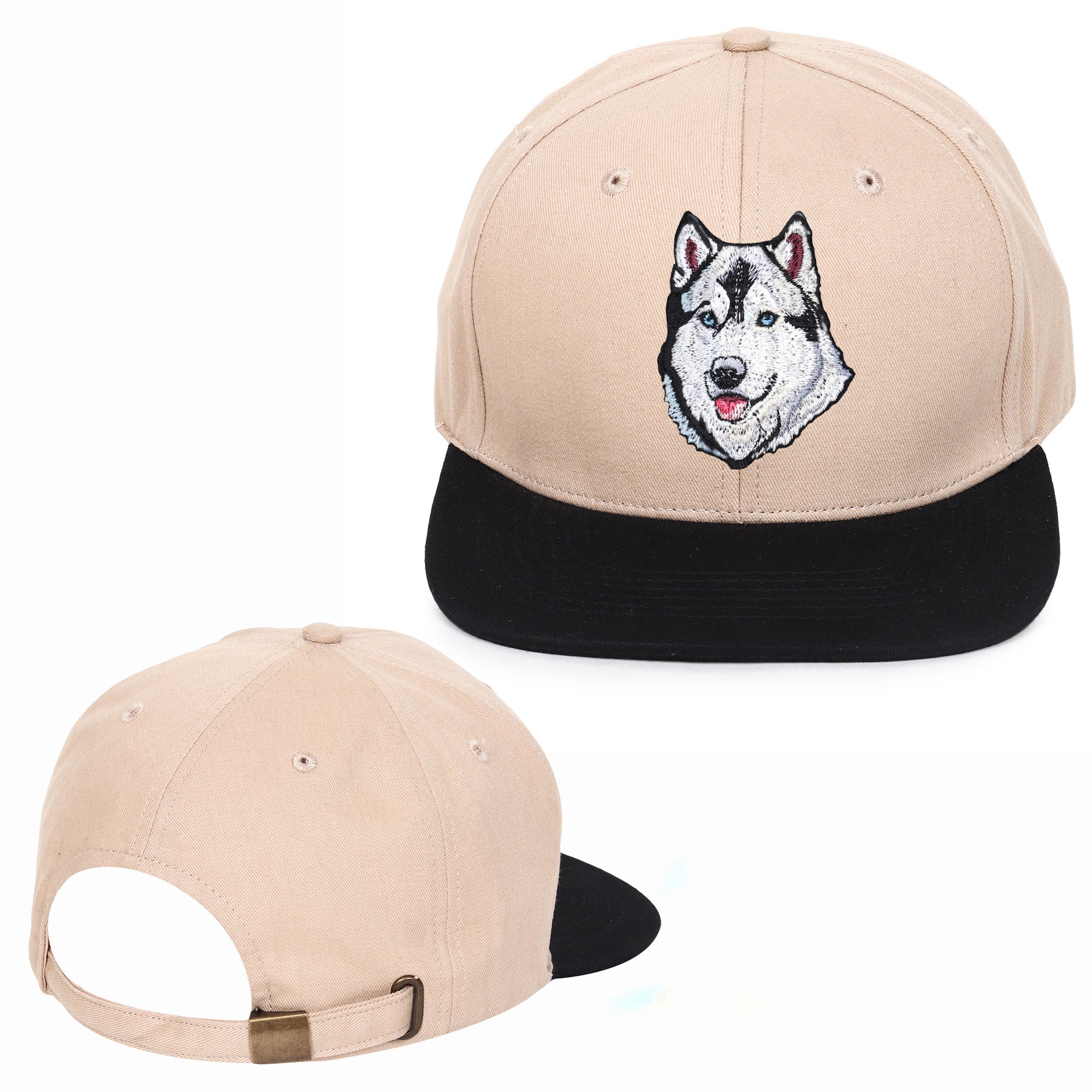 Hound Husky Embroidered Hip Hop Caps