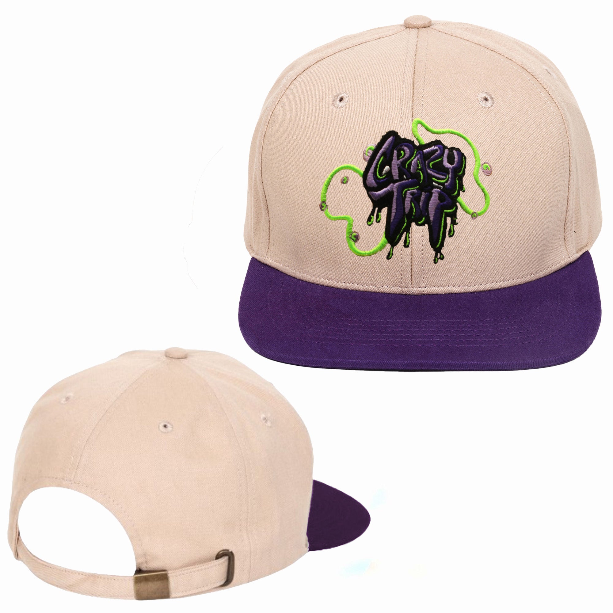 Crazy Time Embroidered Hip Hop Caps