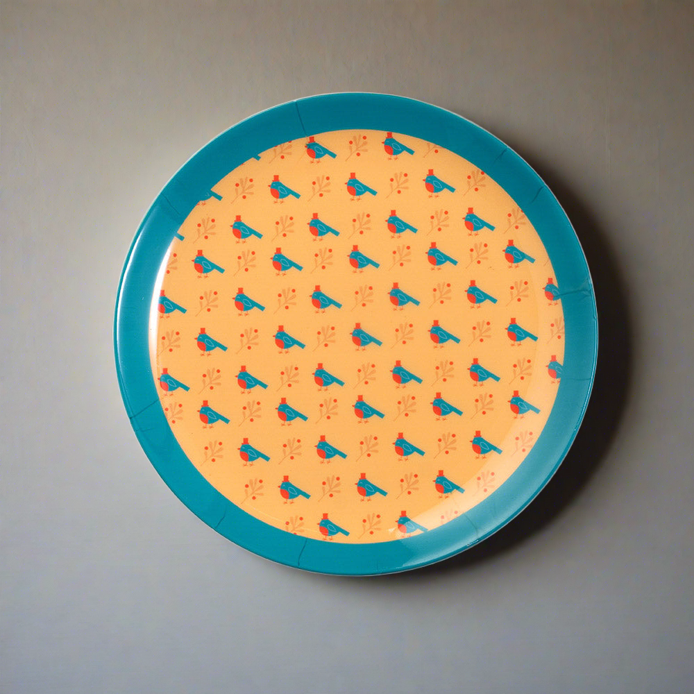 Decorative Wall Plate -  Bird Berry