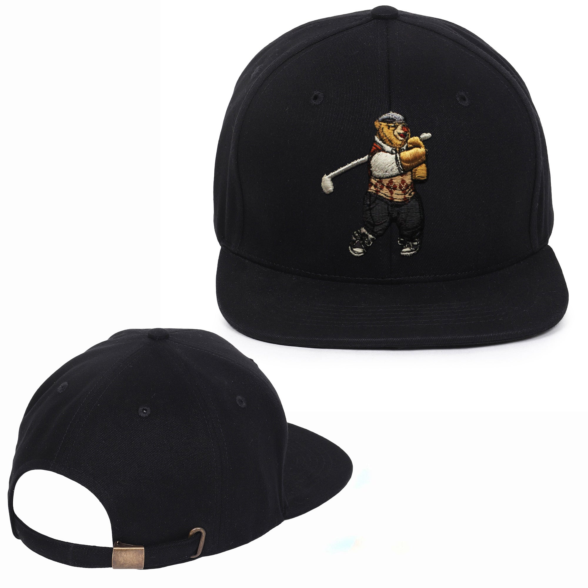 Golfy Embroidered Hip Hop Caps