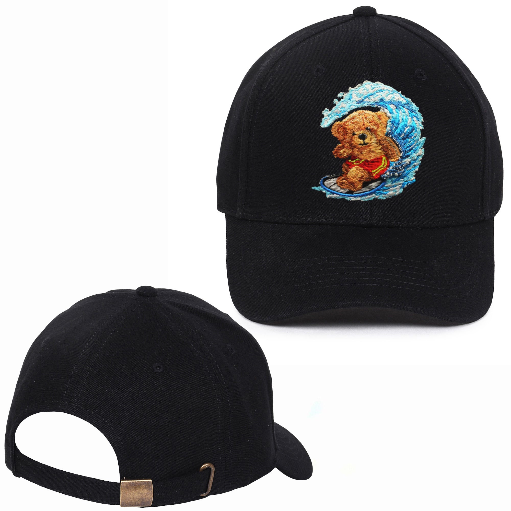 Waverider Embroidered Baseball Caps