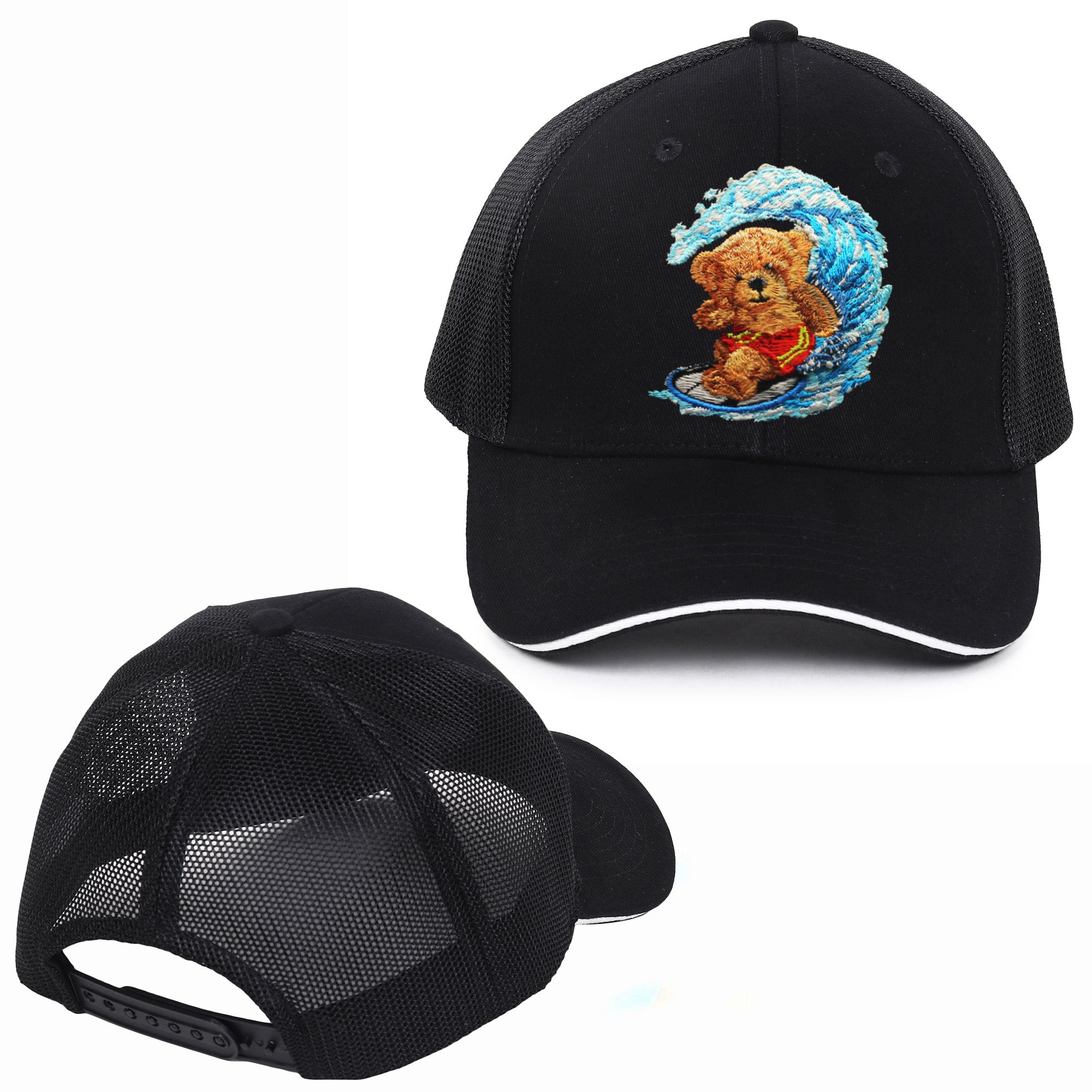 Waverider Embroidered Baseball Caps